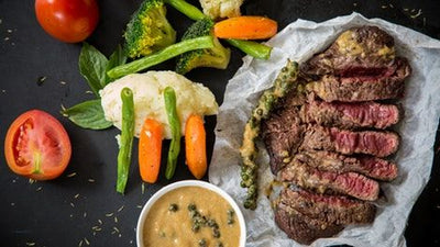 Reverse Seared Steak in a BBQ recipe