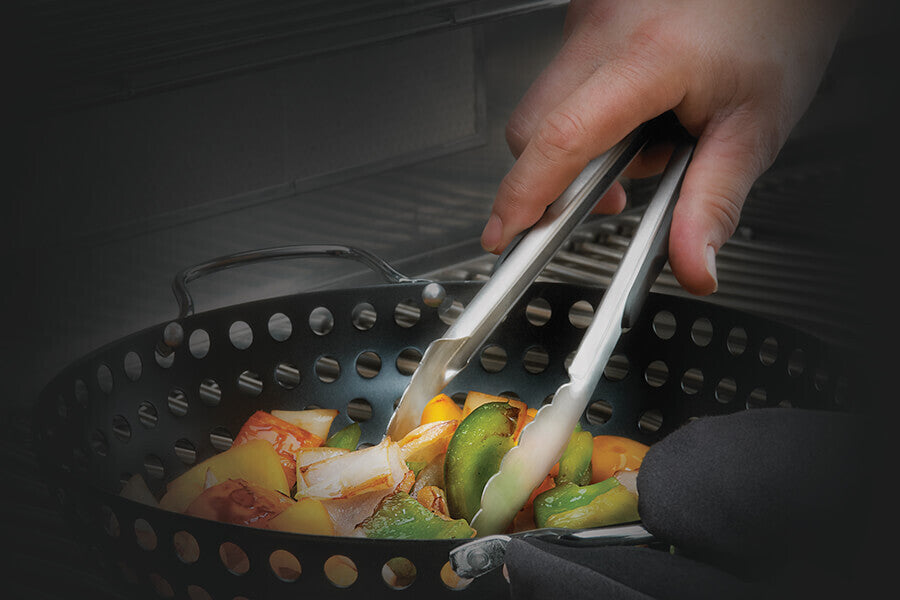 Napoleon Stainless Steel Auto Locking Tongs - 55015