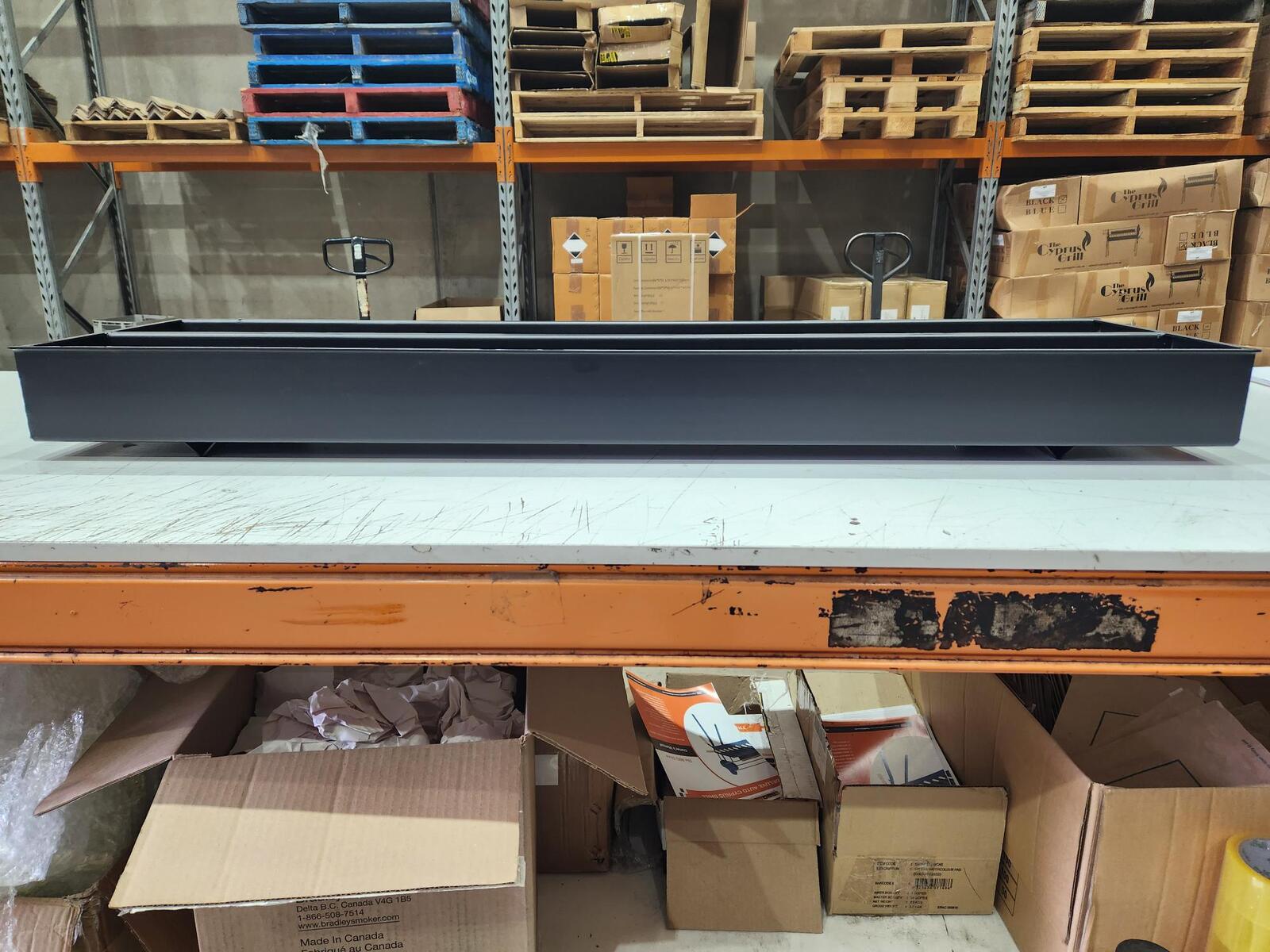 Dizzy Lamb Big Spit Charcoal Tray - With Split Charcoal and Drip Section to suit 1.3m BBQ Spit -CP-002