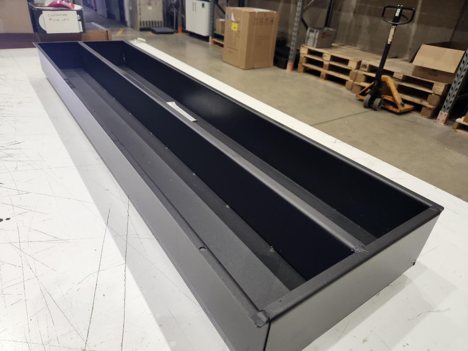 Dizzy Lamb Big Spit Charcoal Tray - With Split Charcoal and Drip Section to suit 1.3m BBQ Spit -CP-002