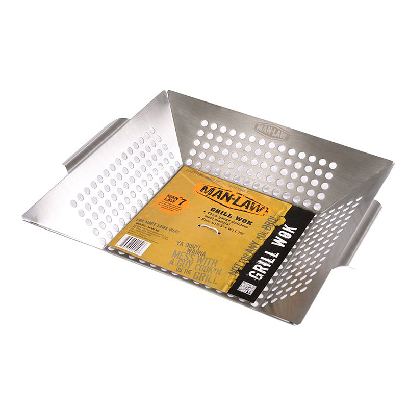 Man Law Grill Wok Stainless Steel Wok