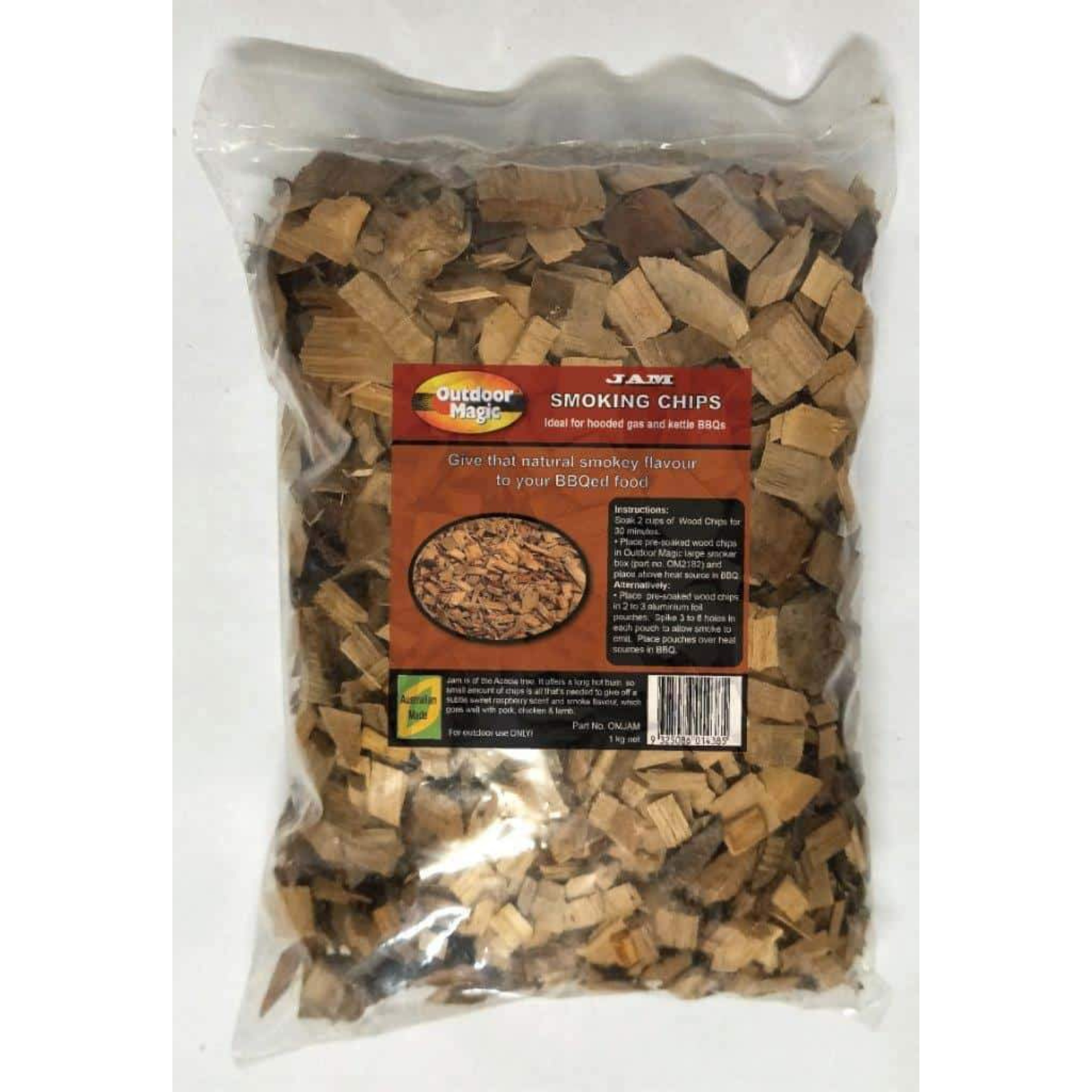 SMOKING CHIPS - PEACH 1KG - OMPEACH