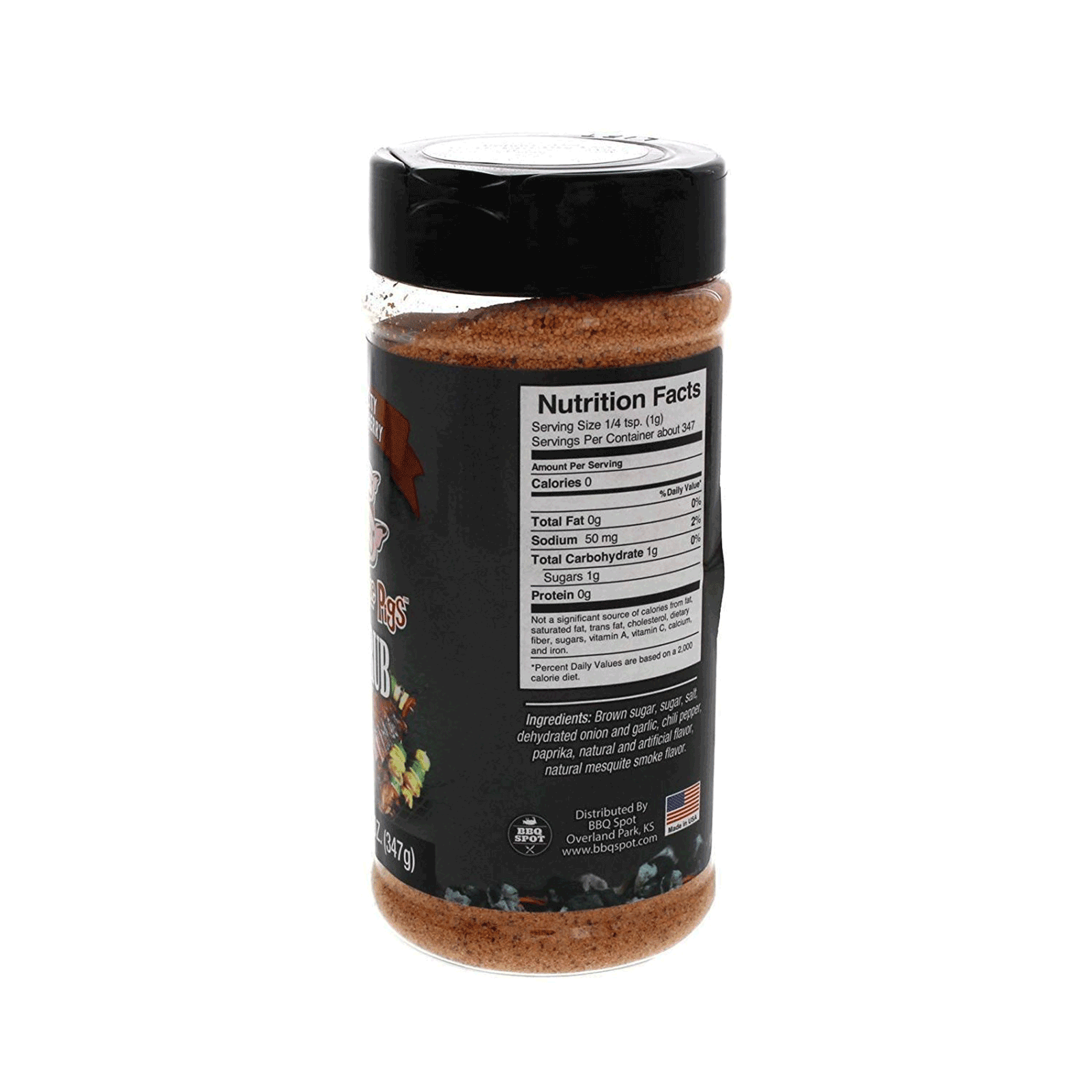 'Three Little Pigs' Touch of Cherry BBQ Rub  12.25oz Shaker Jar - Made in USA - OW85131