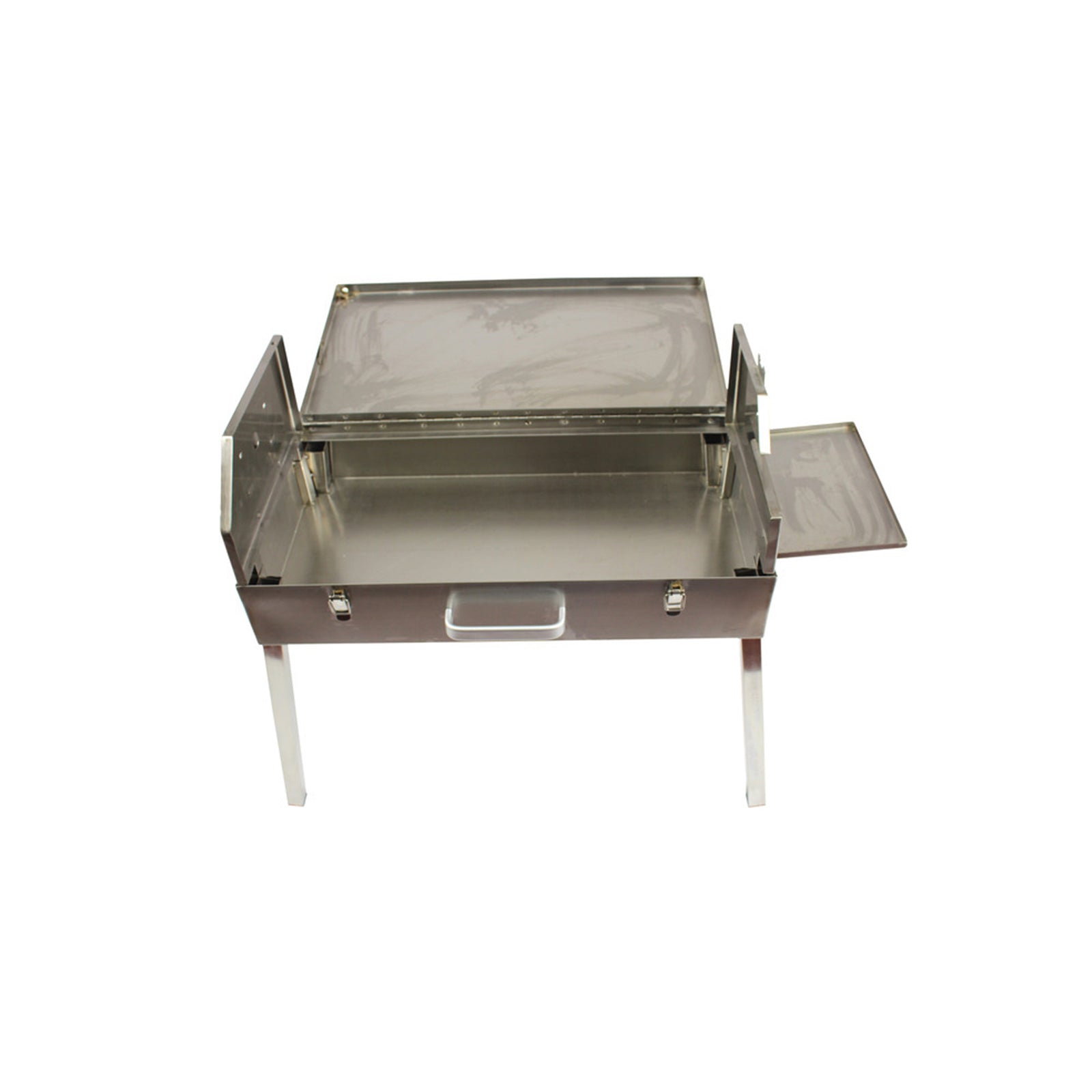 Portable Briefcase Rotisserie Spit Stainless Steel Body - very portable (folds up) - PRS-3065
