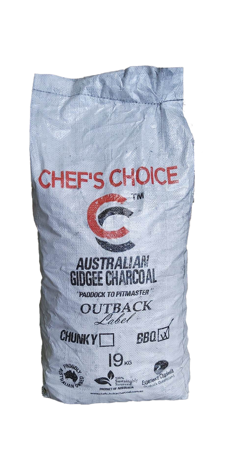 Gidgee Natural Australian Hard Wood Charcoal 19kg (Premium) - 10734-A