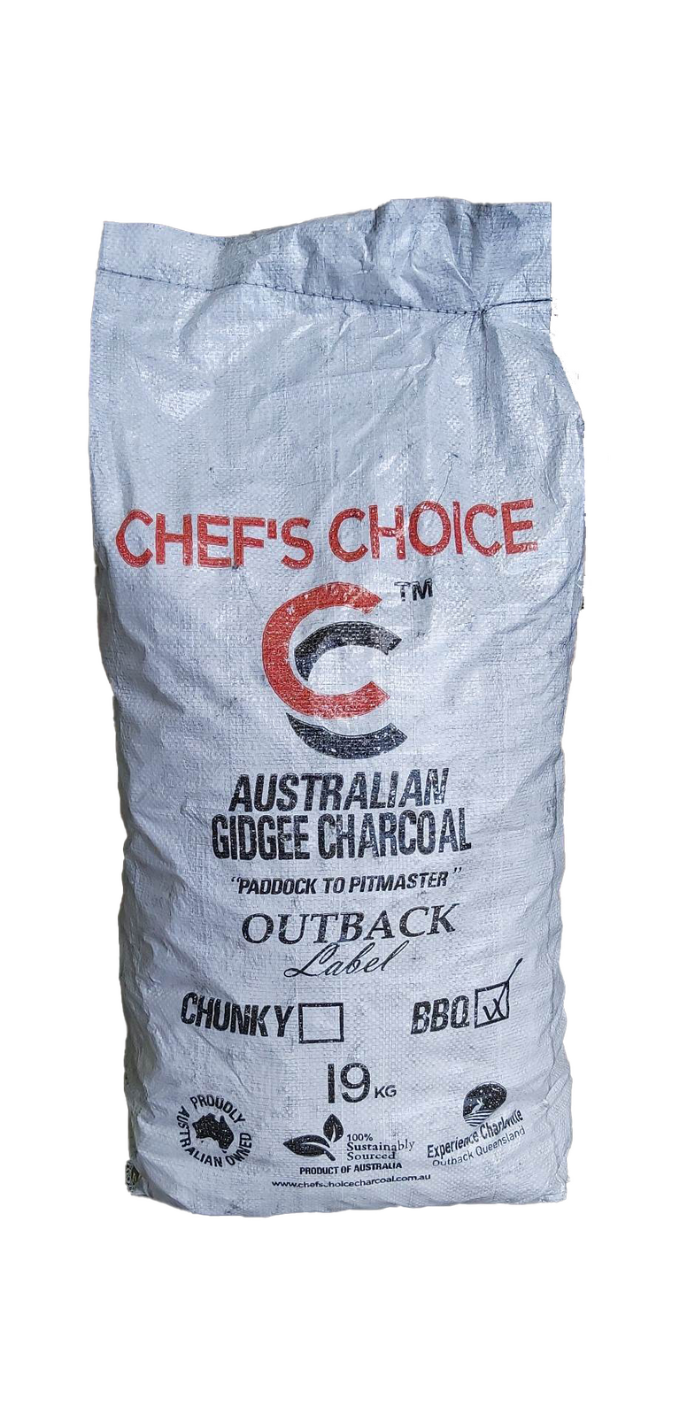 Gidgee Natural Australian Hard Wood Charcoal 18kg (Premium) - 10734-A