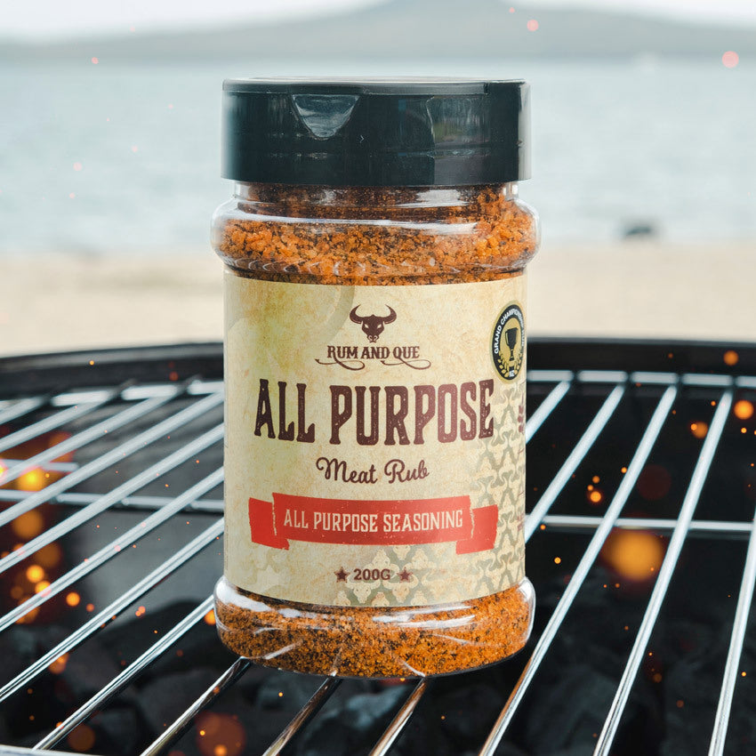 Rum & Que All Purpose Rub (200g) - 13395 – Dizzy Lamb