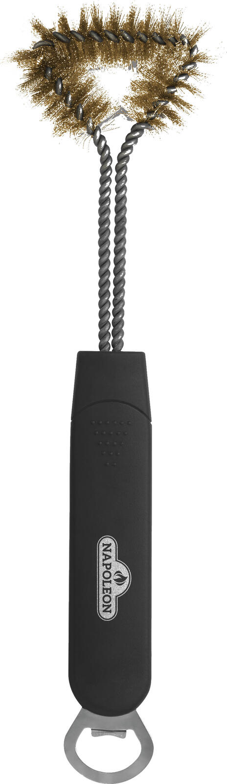 Three Sided Grill Brush with Bottle Opener - 62012