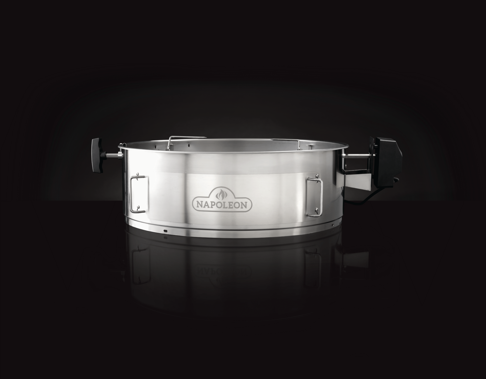 Napoleon Charcoal Kettle Pizza Oven and Rotisserie Kit for 57cm Kettle BBQs