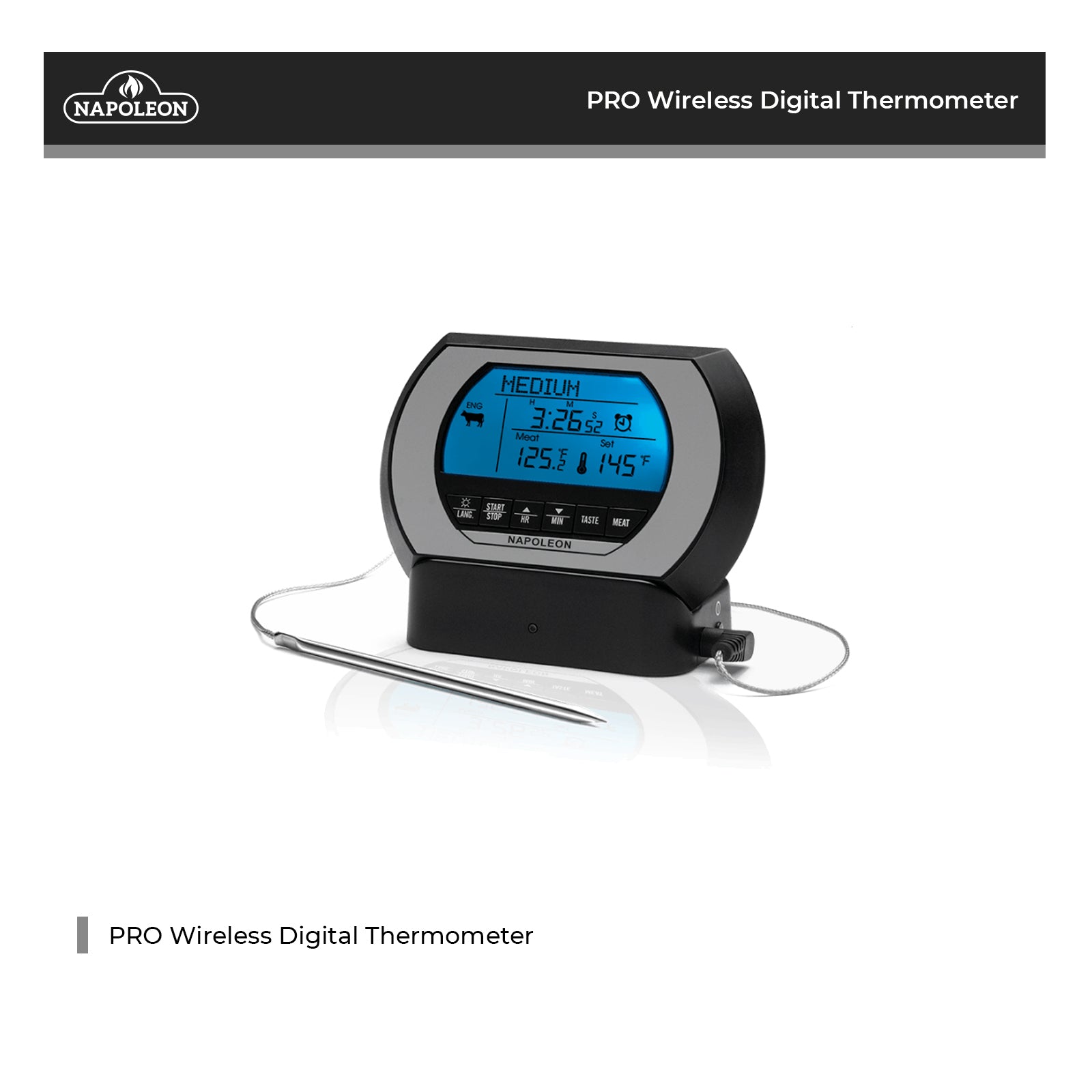 Napoleon WireIess Digital Thermometer - 70006
