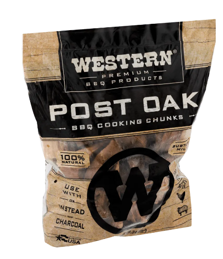 Western Oak Smoking Wood Chunks - Made in the USA - 78057