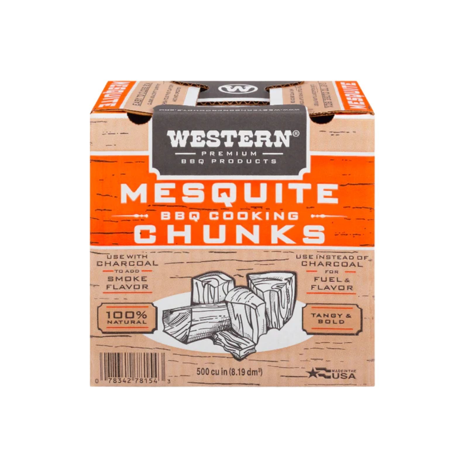 Western Mesquite Smoking Wood Chunks - Made in the USA - 78154