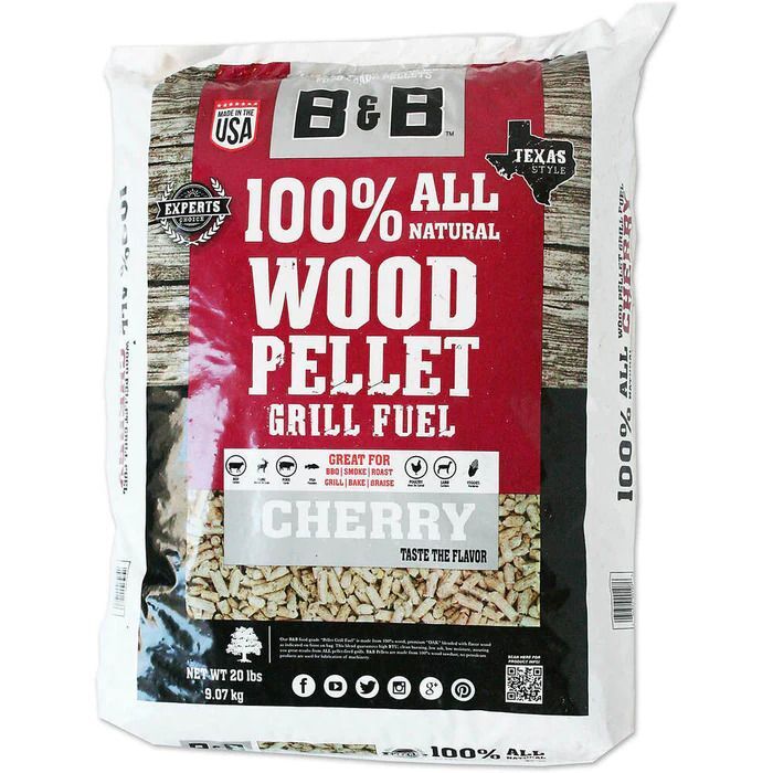 B&B Cherry Pellet Grill Fuel (20lb/9kg) - B00107 - Main