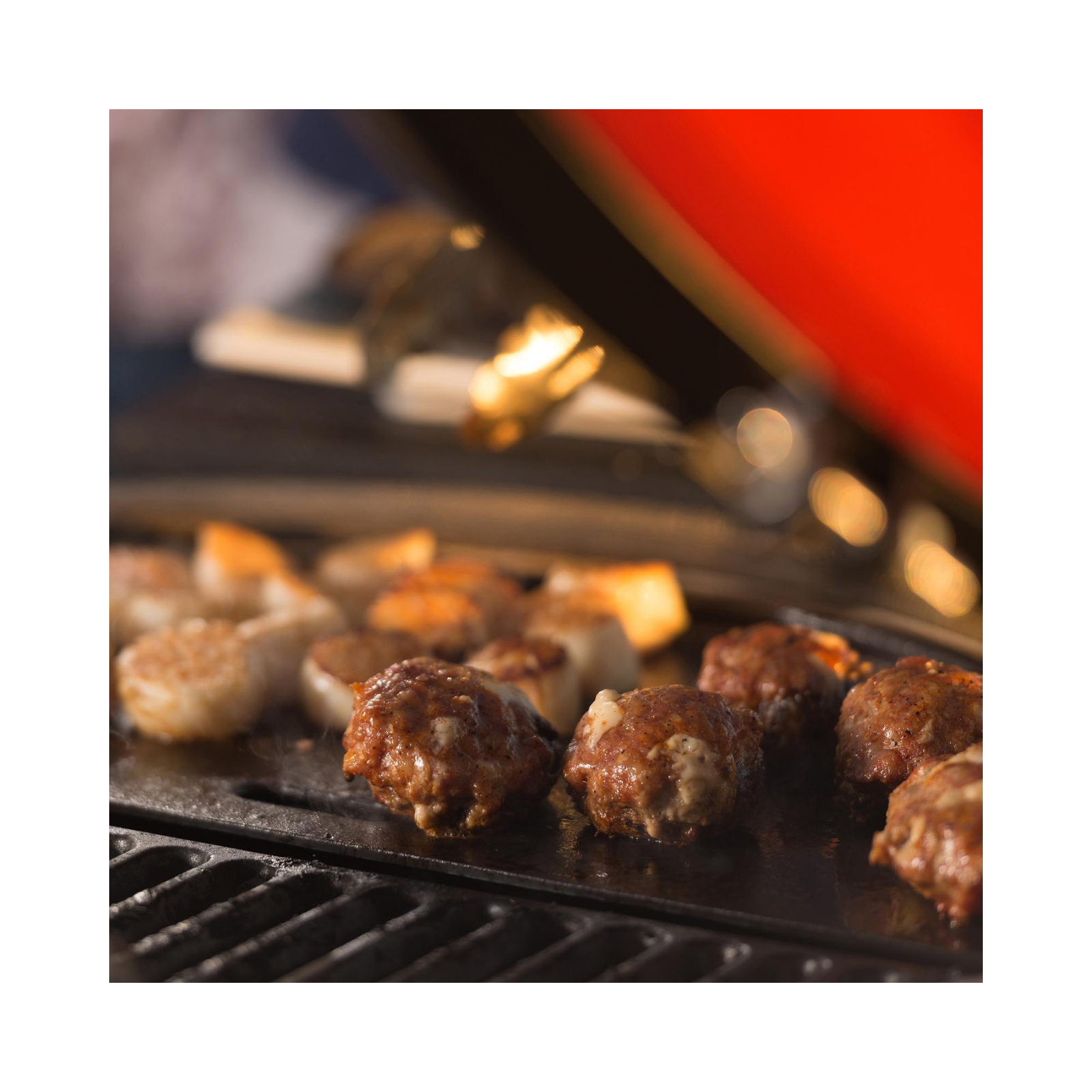 Kamado Joe Half Moon Cast Iron Reversible Griddle - Big Joe