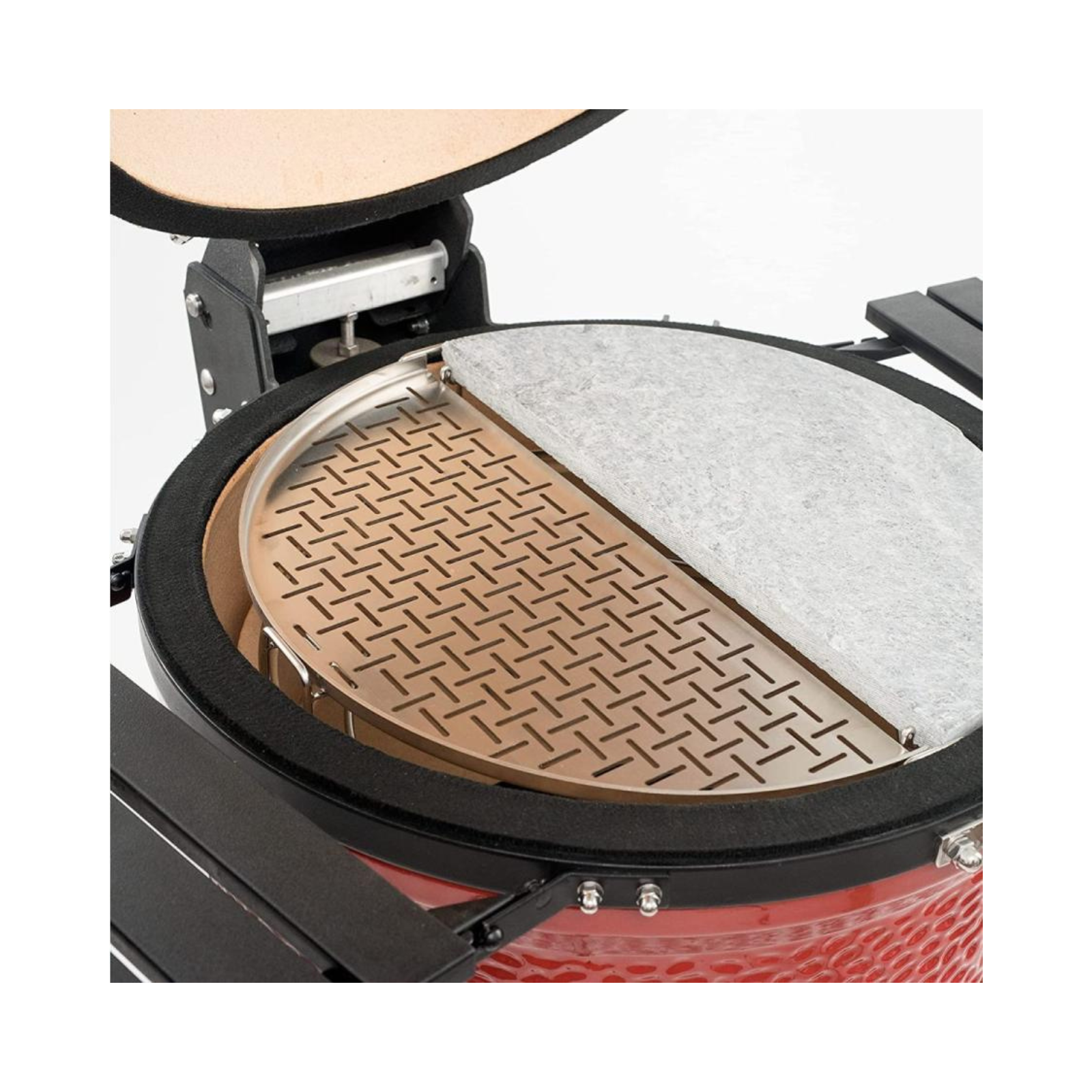 Kamado Joe Half Moon Stainless Steel Cooking Grate for Fish & Vegetable - Big Joe