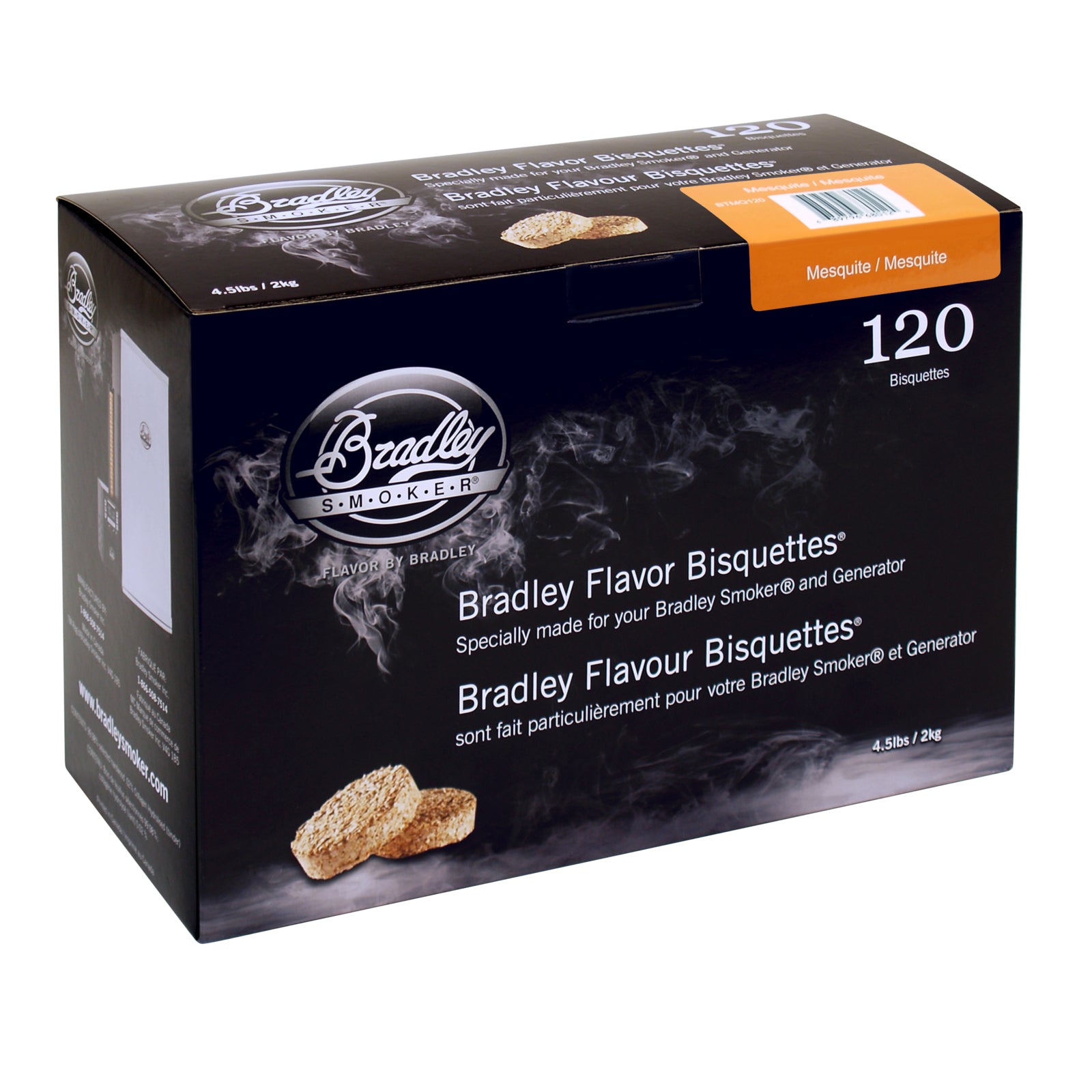 Bradley Mesquite Bisquettes 120 Pack - Main