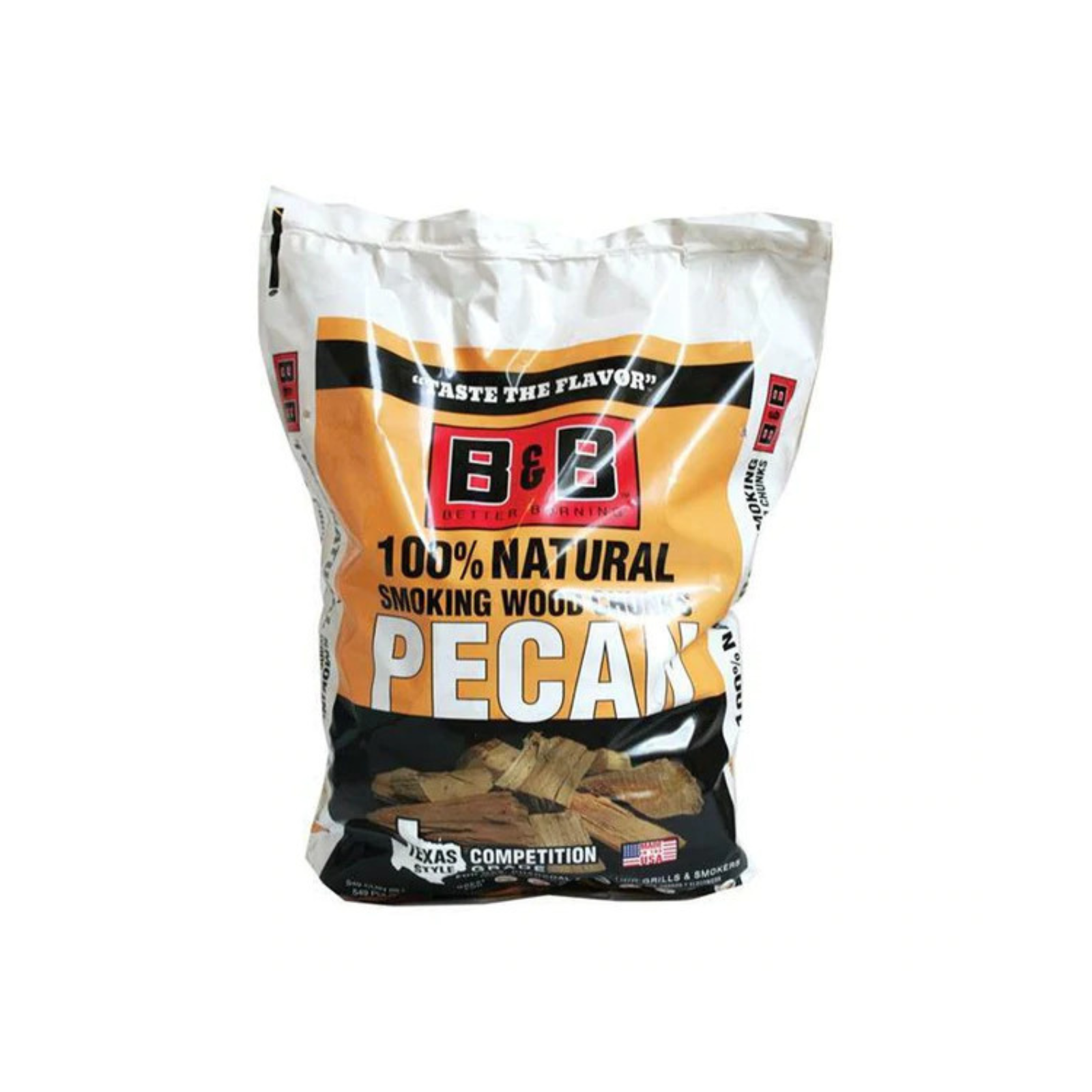 B&B Pecan Smoking Wood Chunks (549cu.in/3.1kg)