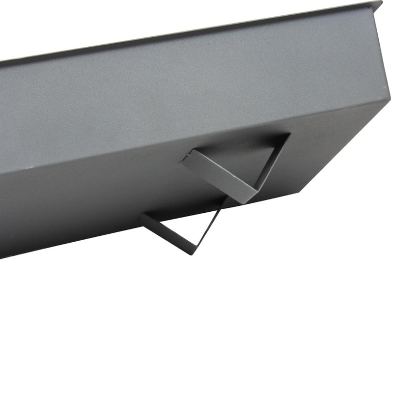 Dizzy Lamb A Frame Charcoal Pan / Tray - With Split Charcoal and Drip Section for 1.3m BBQ Spit  - CP-012