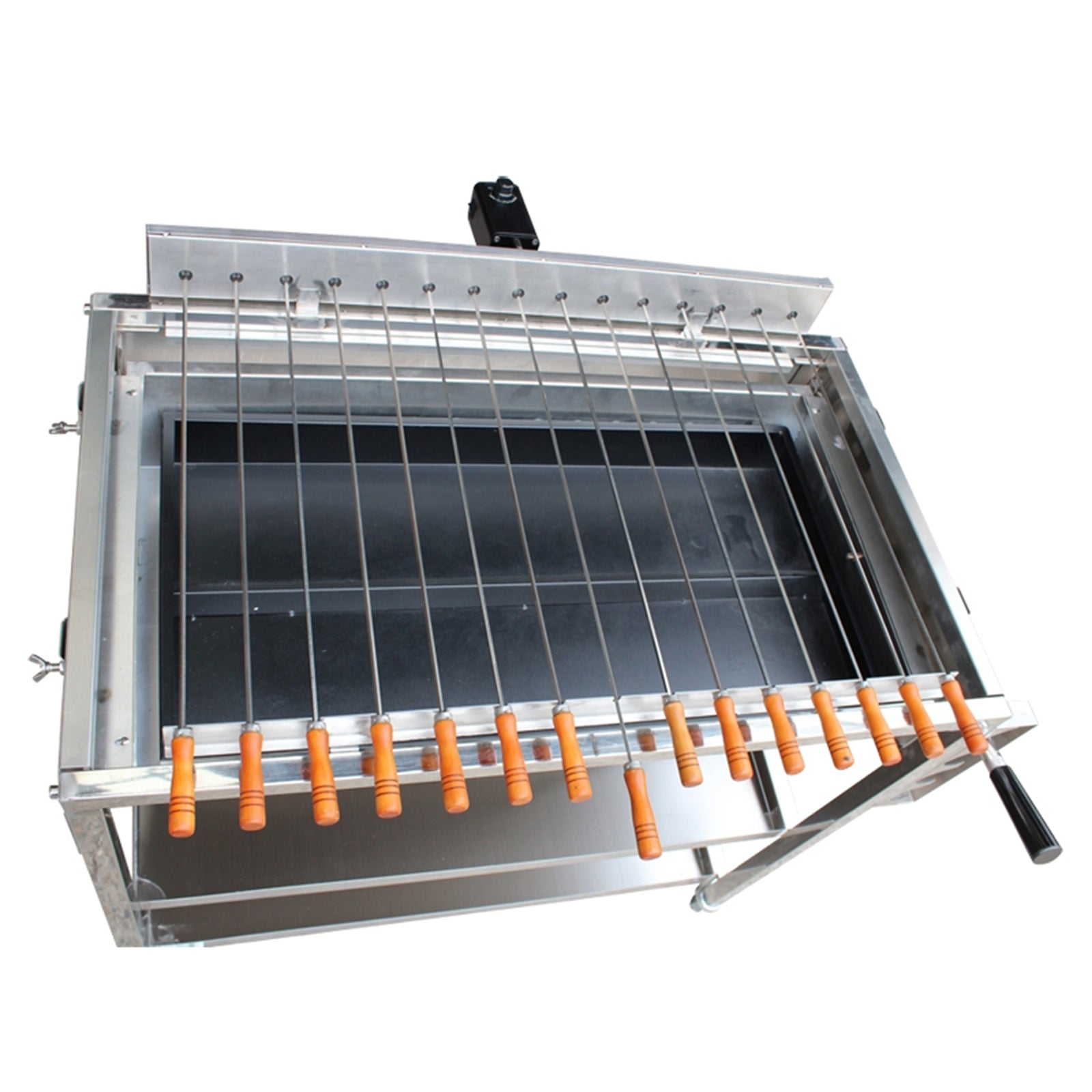 Cyprus Grill Extra Large BBQ Rotisserie with 2 x Variable Speed motors - EB-W02B-BUN