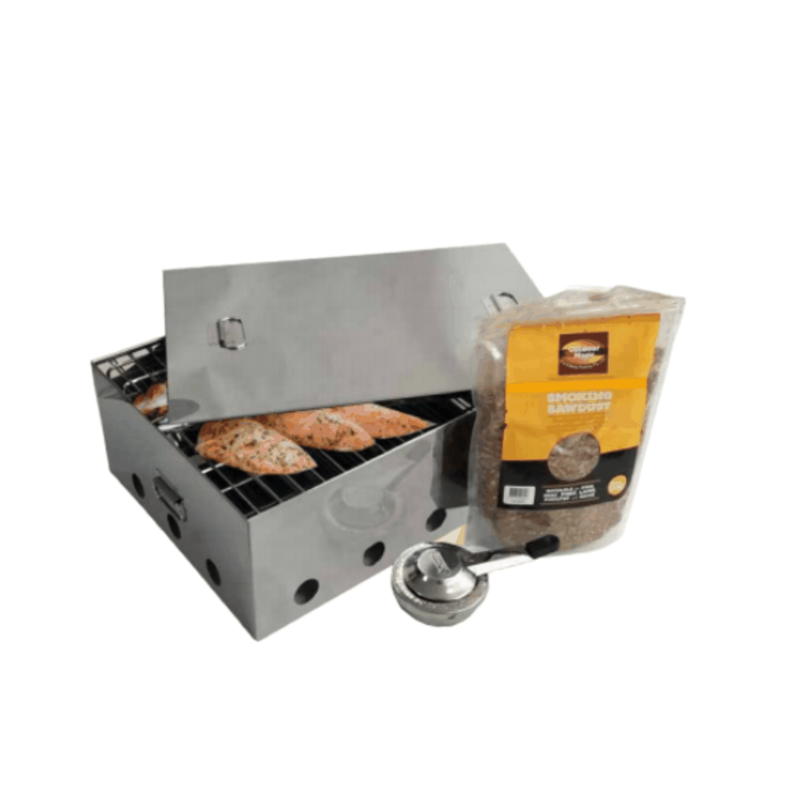 Outdoor Magic Compact Stainless Steel Smoker - FISHSSSM - Main