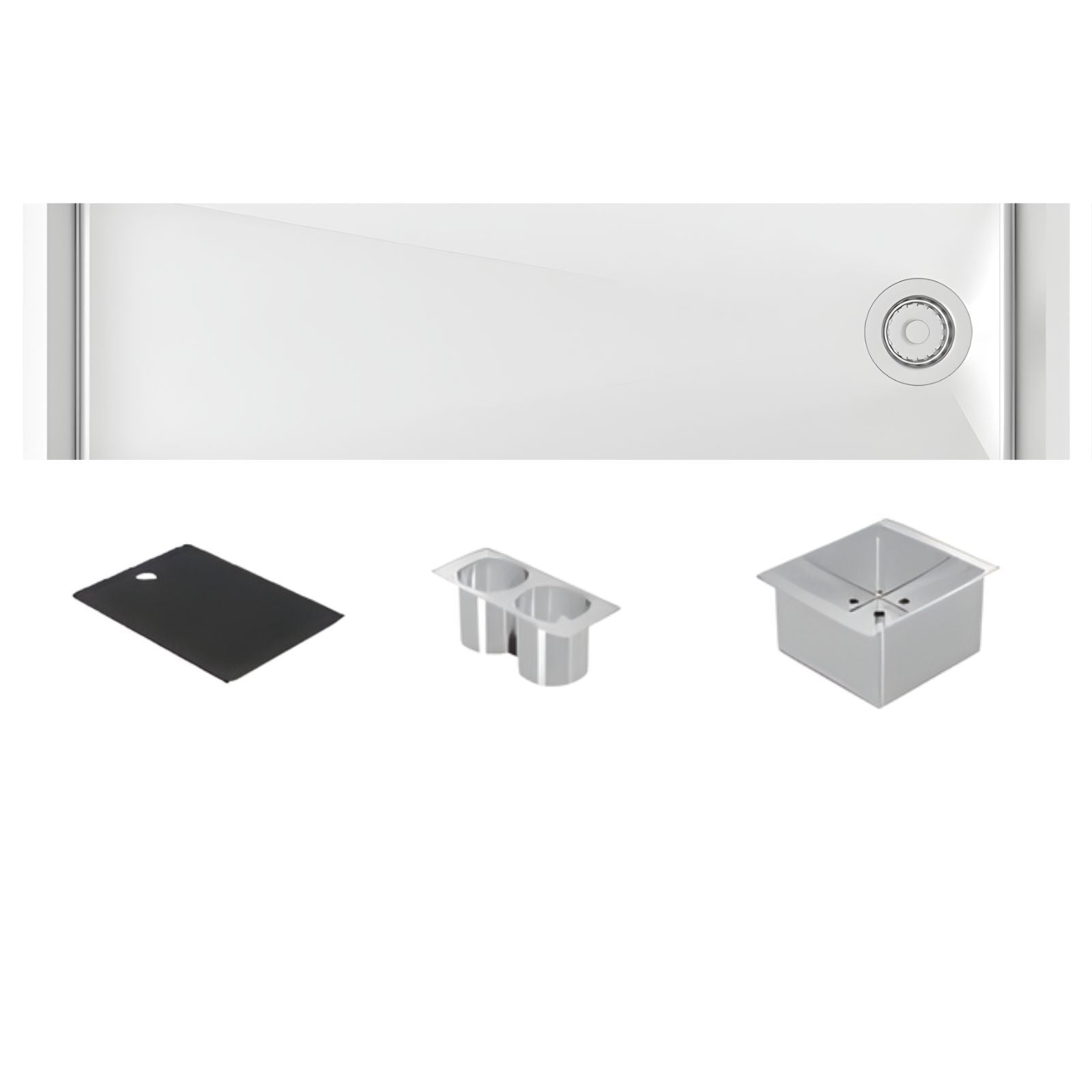 Abey Alfresco Party 620 Single Bowl Sink with Accessories - FRAP620