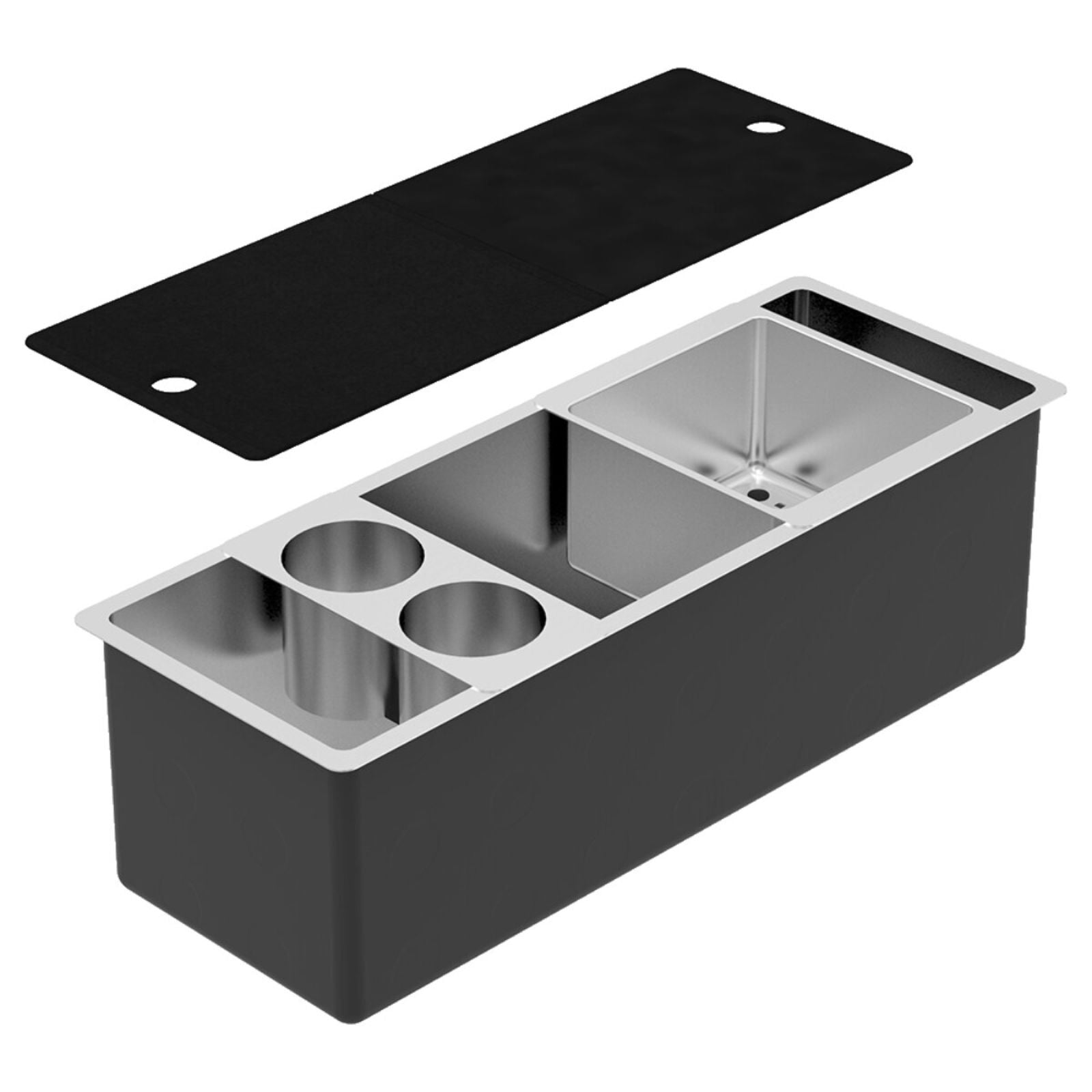 Abey Alfresco Party 620 Single Bowl Sink with Accessories - FRAP620
