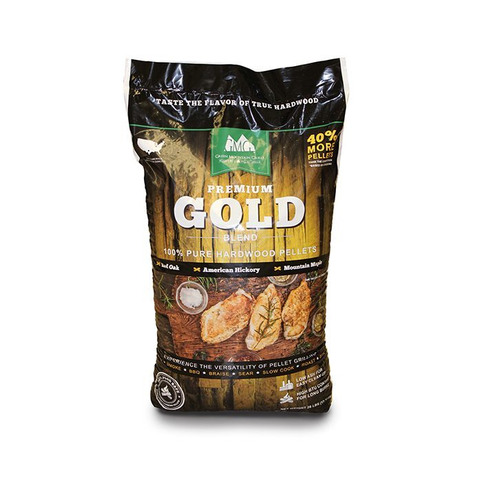 Green Mountain Grills Premium Hardwood Gold Pellets - GMG-2001 - Main