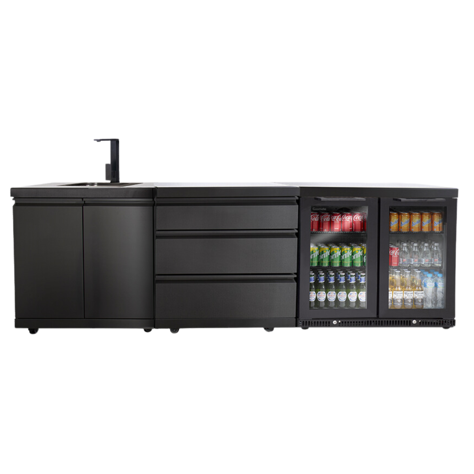 Gasmate NOVA Graphite Outdoor Kitchen Work-Station - 2.6m