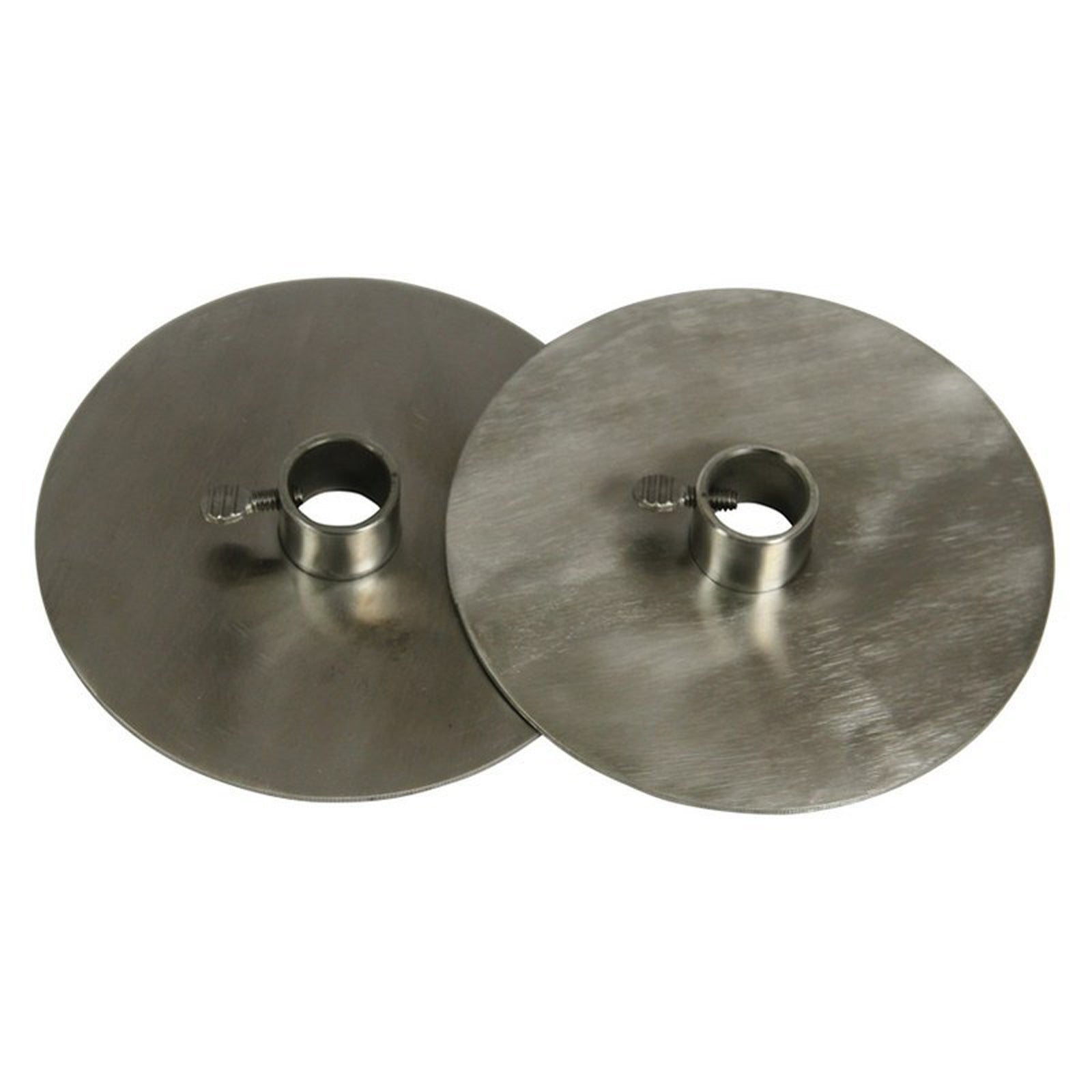 Gyro Yeros Plates (Set of 2) 3mm Stainless Steel to Suit 22mm Round Skewer, 15cm Diameter Round- GP-3076
