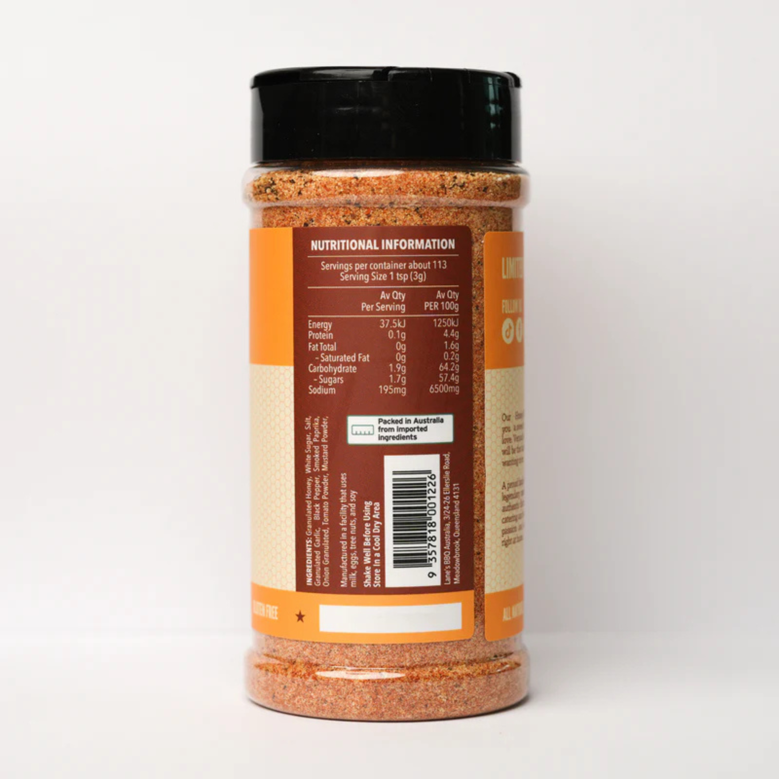 Lane's Honey BBQ Rub - LB3930