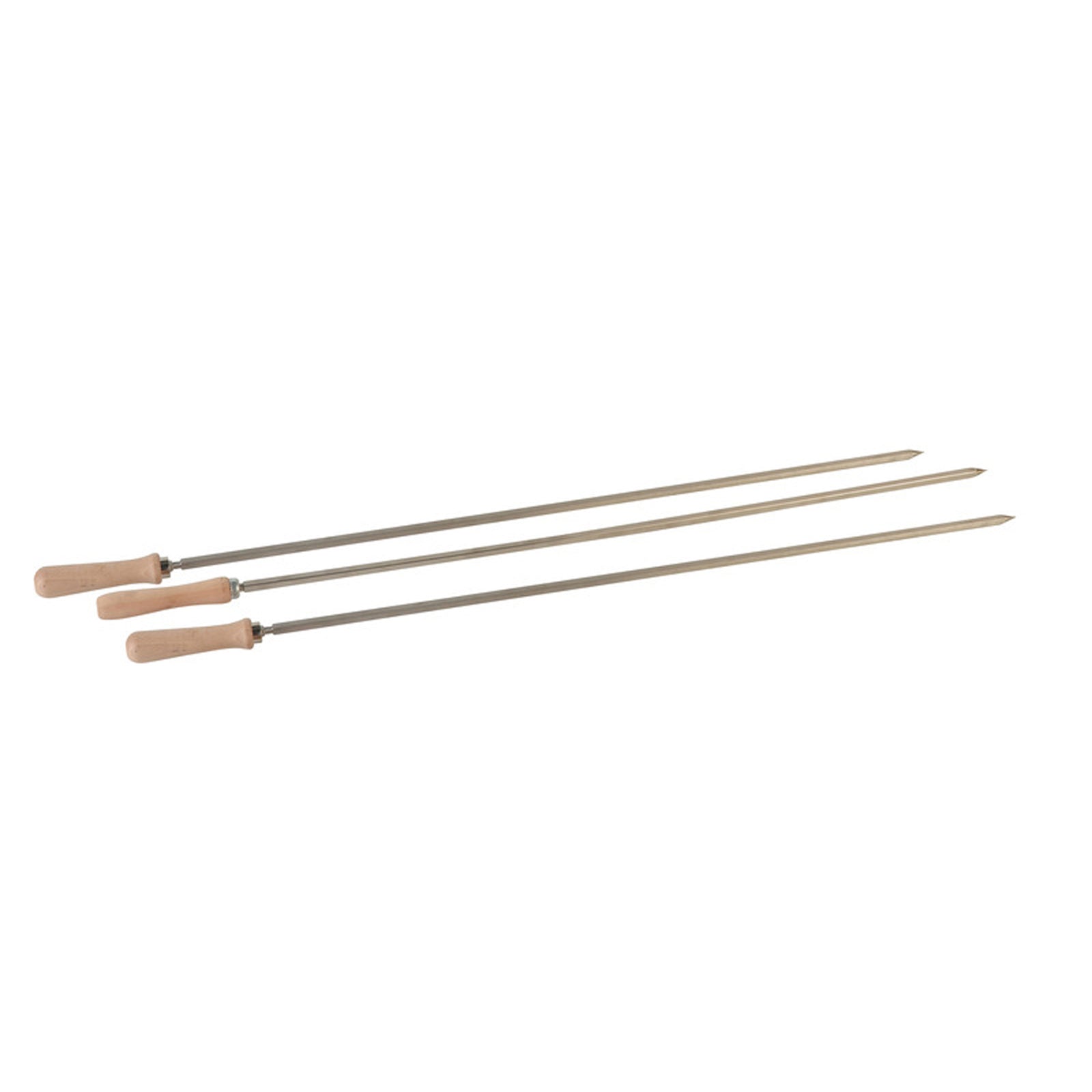 Cyprus Grill Large 8mm Square Skewers x 76cm Long (Set of 3) - LS-2201B