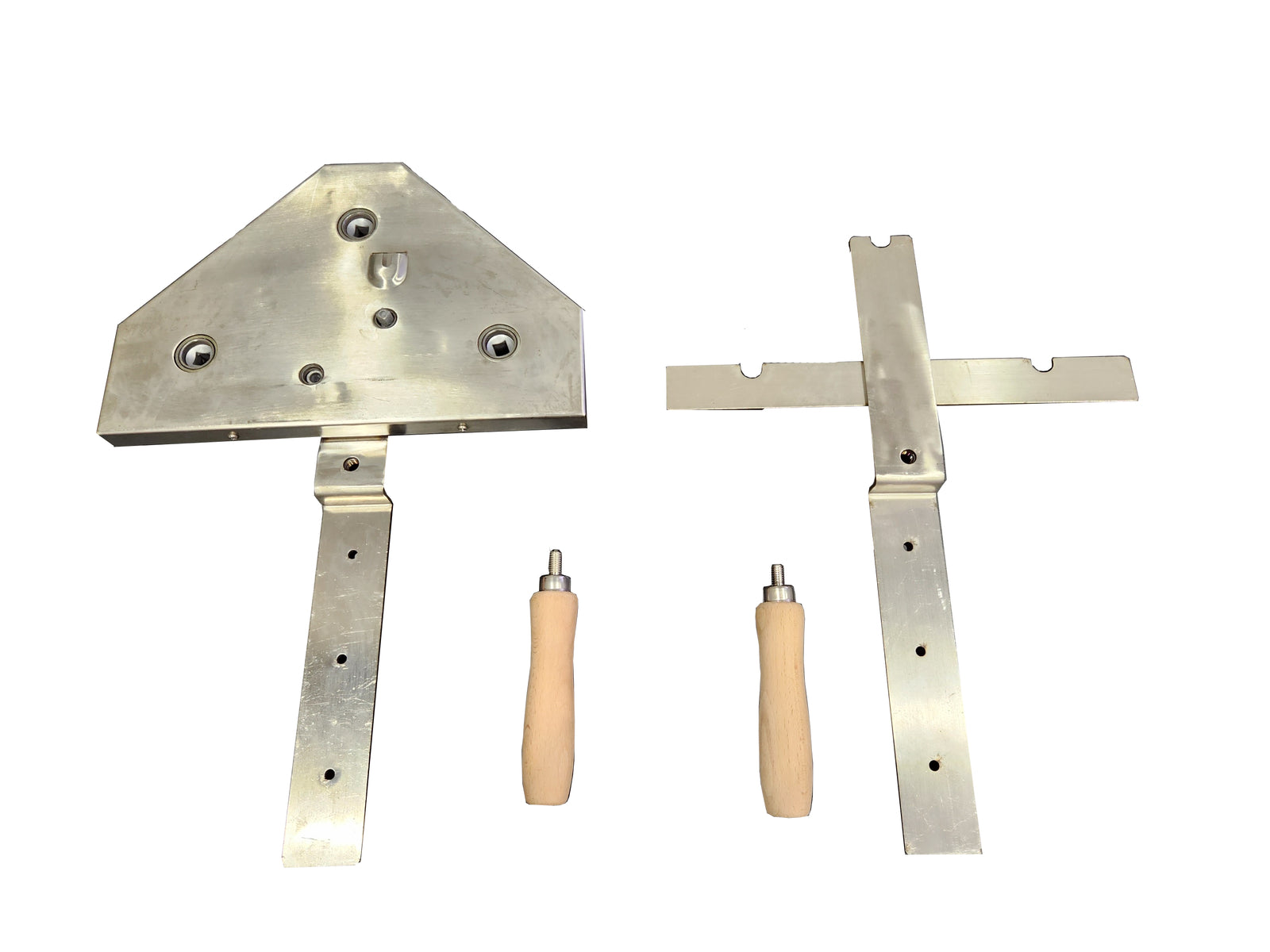 Cyprus Grill / Souvla 3 Multi Skewer Gear Set / Mechanism  - Manual Stainless Steel BBQ Rotisserie - LSGS-0222