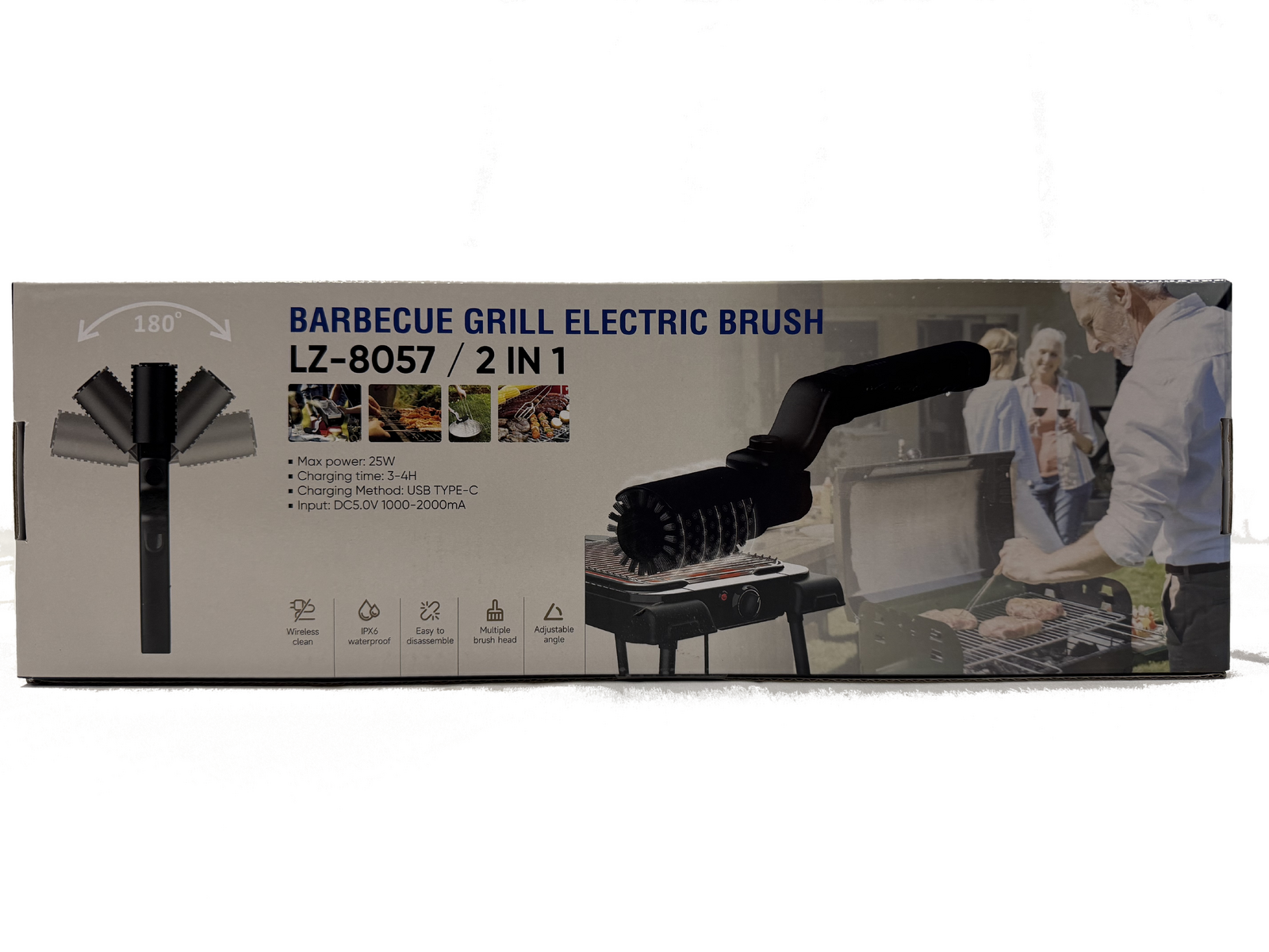 Barbeque Grill Electric Brush (2-in1) - LZ-8057