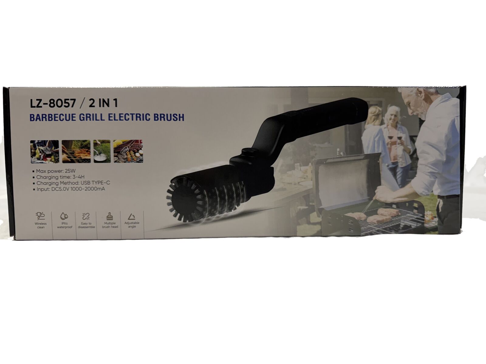 Barbeque Grill Electric Brush (2-in1) - LZ-8057