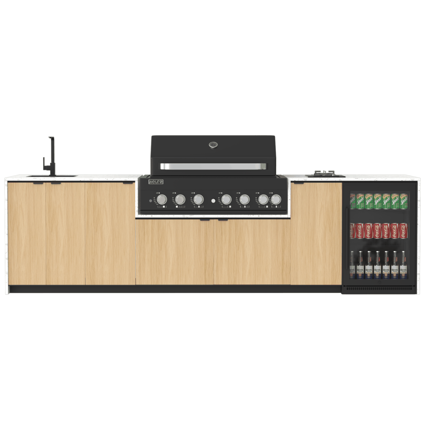 The MADRID - 3375mm Euro Alfresco Kitchen - Main