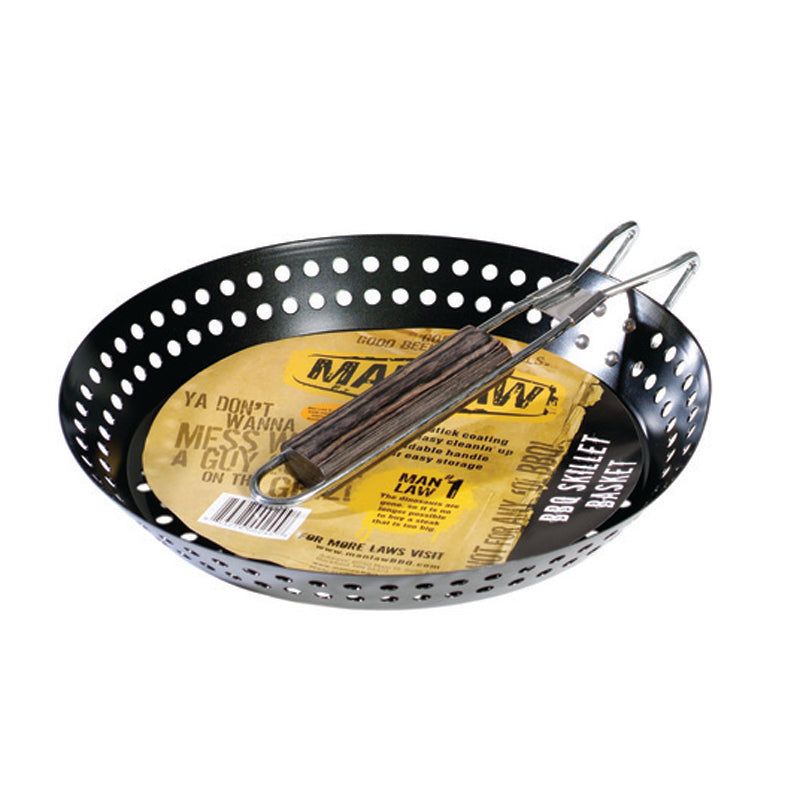 BBQ Non stick Skillet Basket MAN LAW - MAN-H3