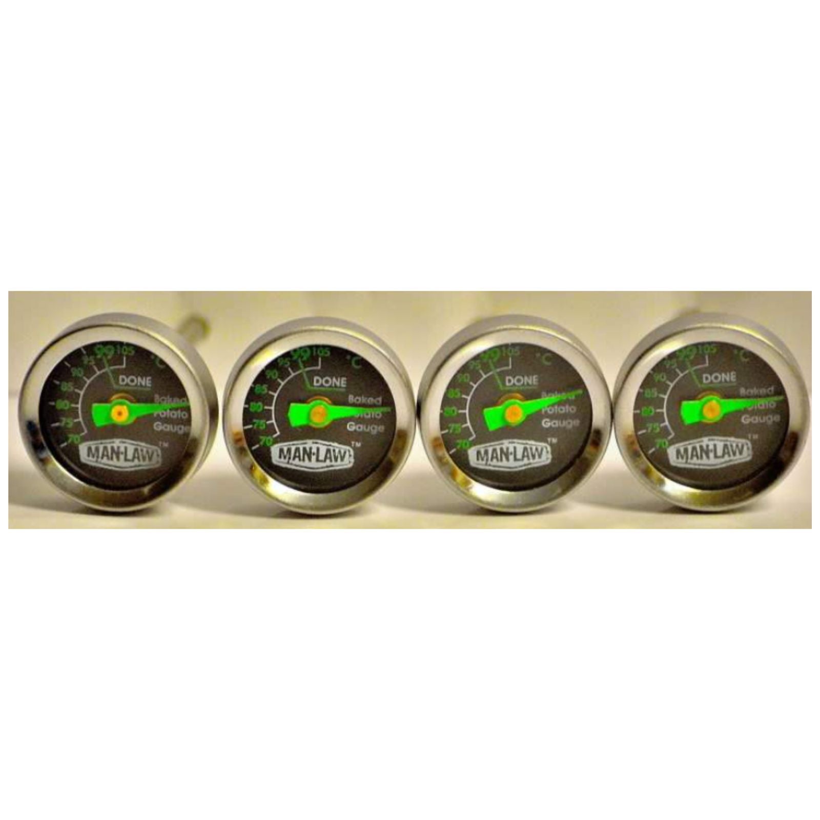 Potato Gauge Series with Glow in the Dark Dial - Set of 4 - MAN-T343P