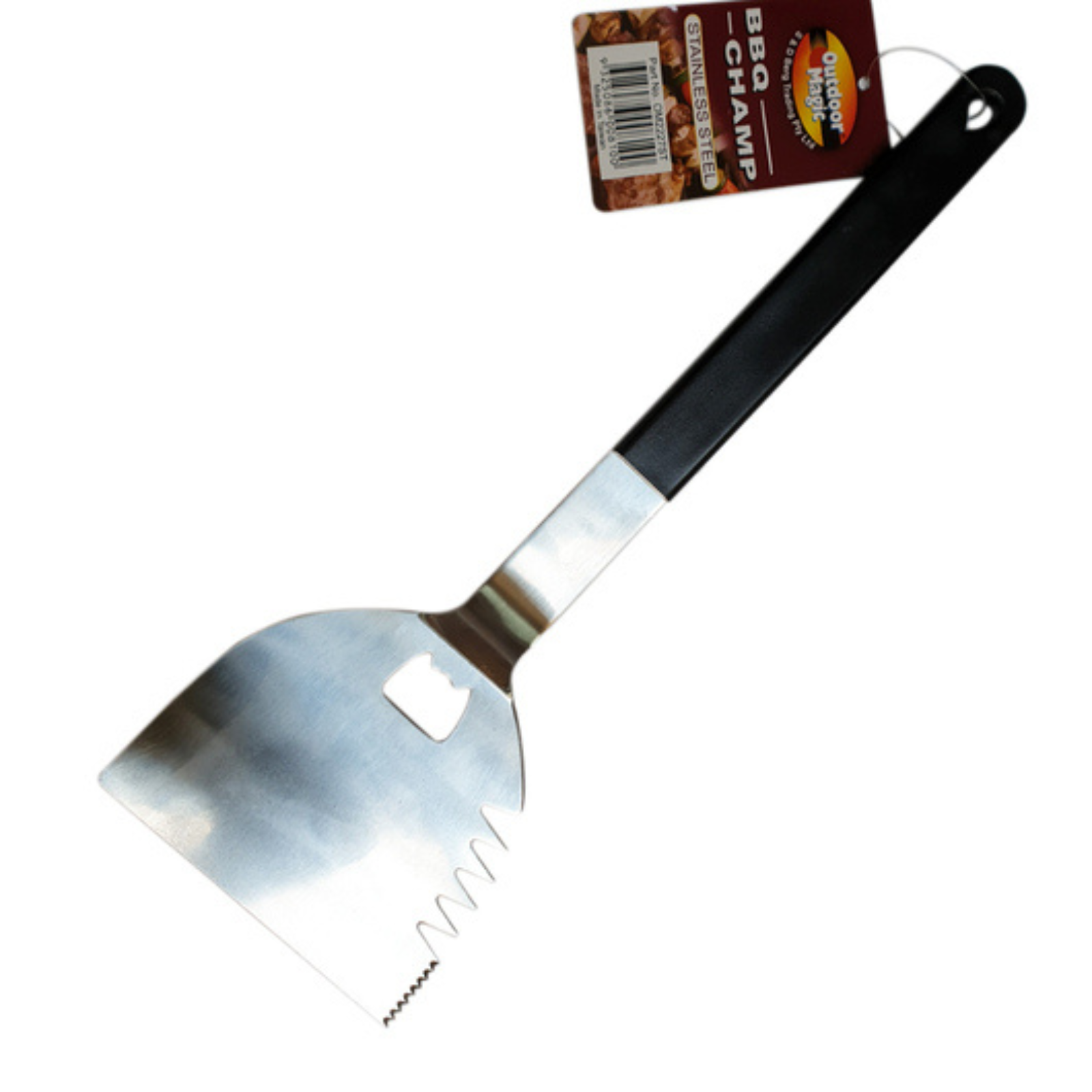 Outdoor Magic - BBQ Champ Stainless Steel Spatula - OM2227ST