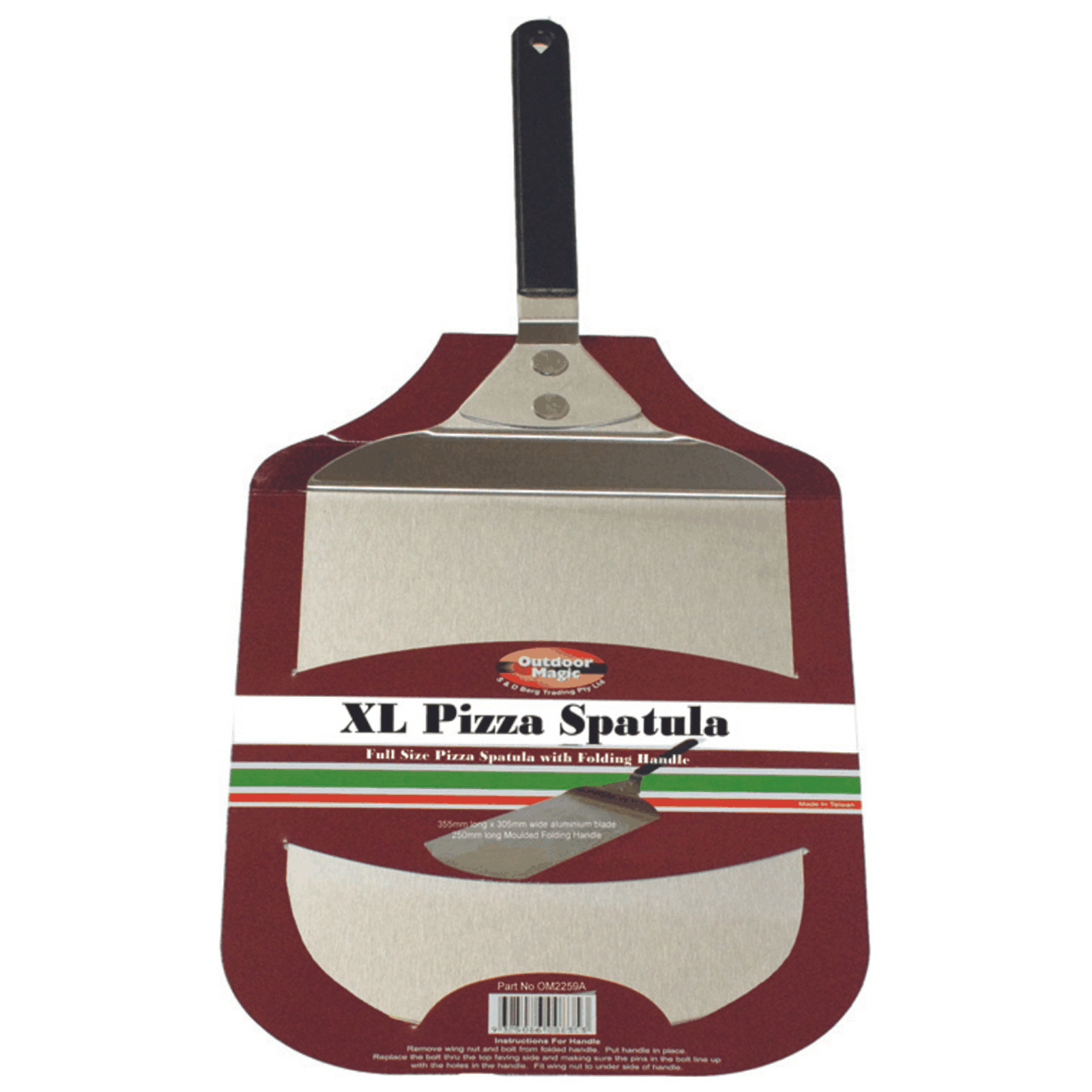 Outdoor Magic - Pizza Accessories - XL Large Pizza Spatula - Main