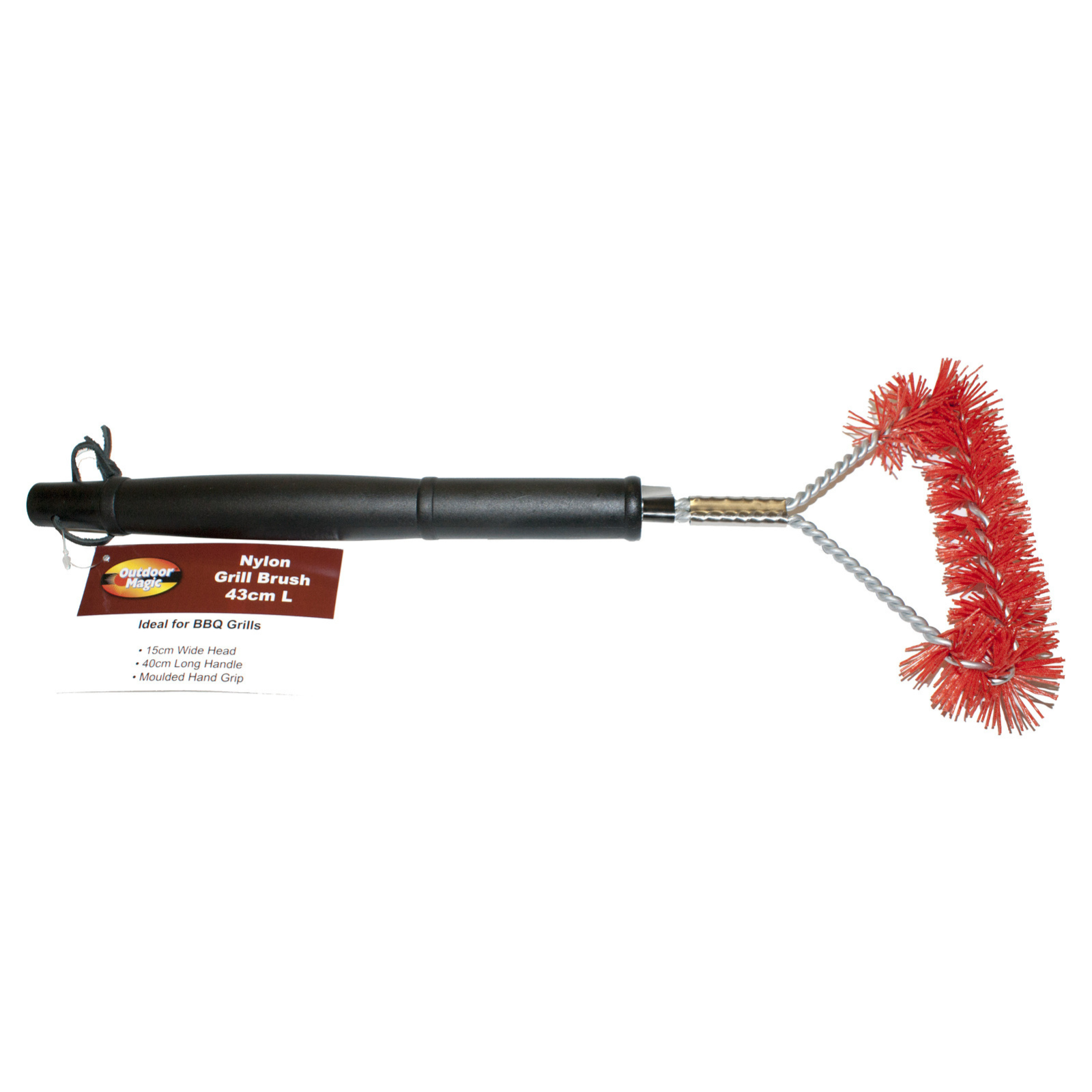 Outdoor Magic Nylon Grill Brush - OMV6231