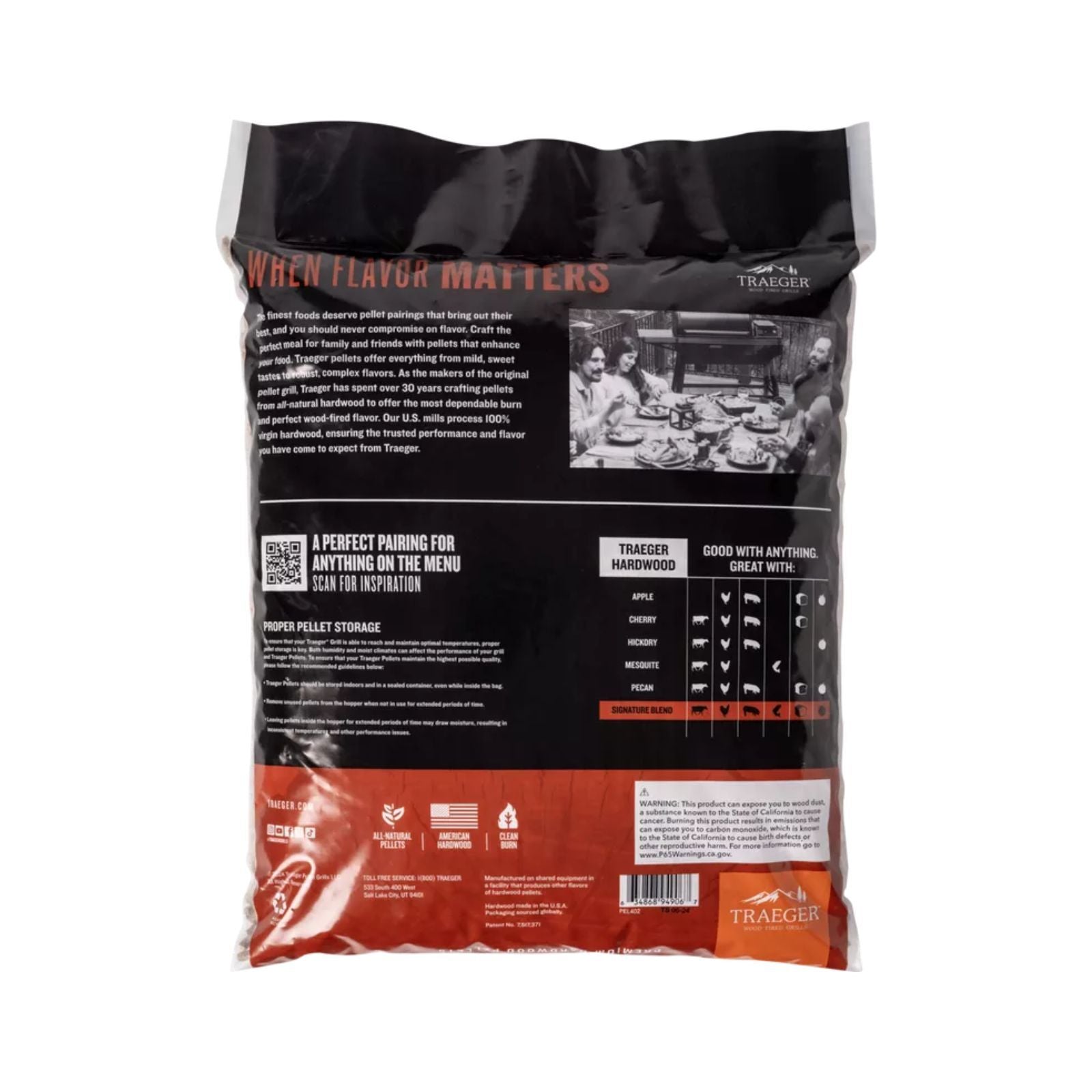 TRAEGER Signature Blend Wood Pellets (20lb/9kg)