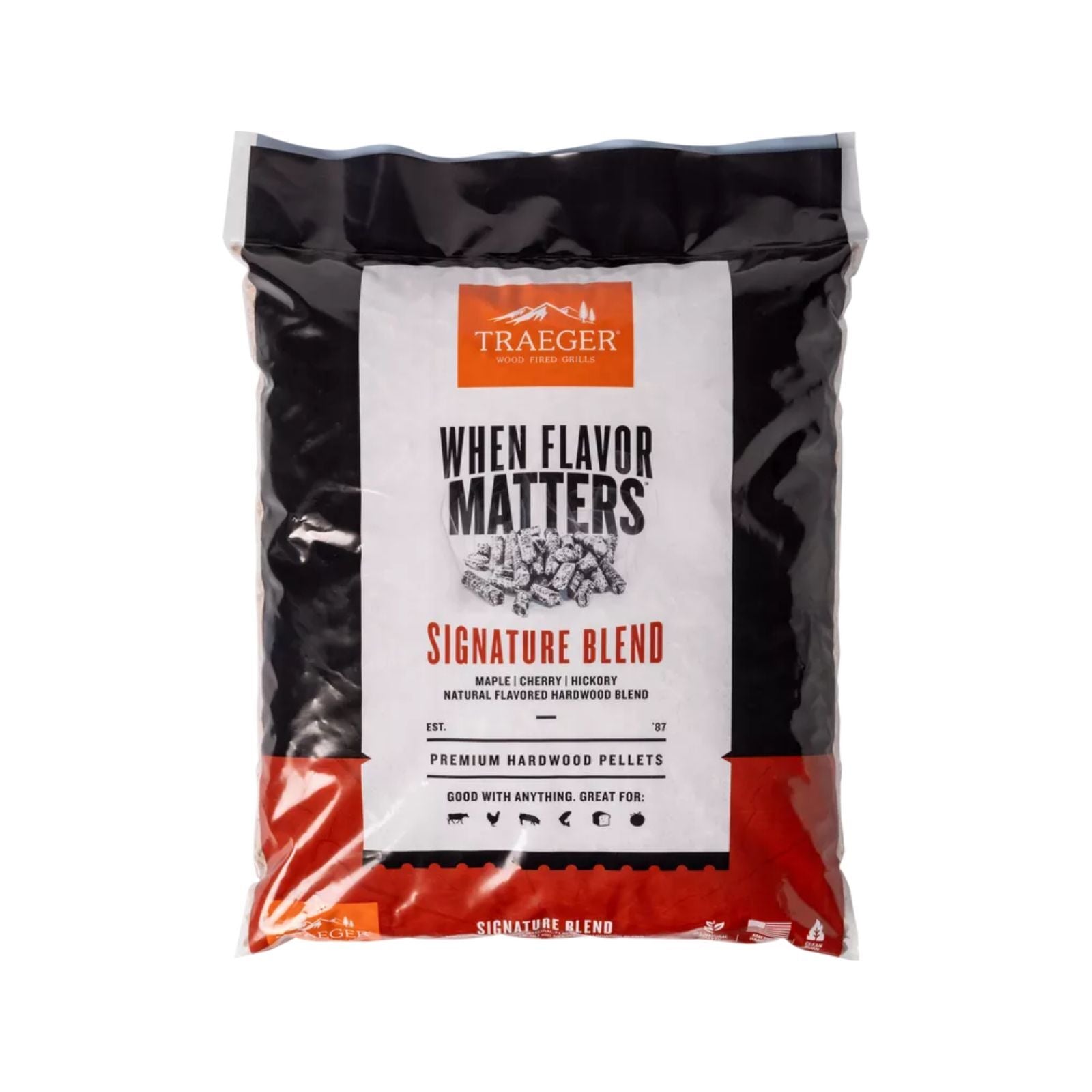TRAEGER Signature Blend Wood Pellets (20lb/9kg)