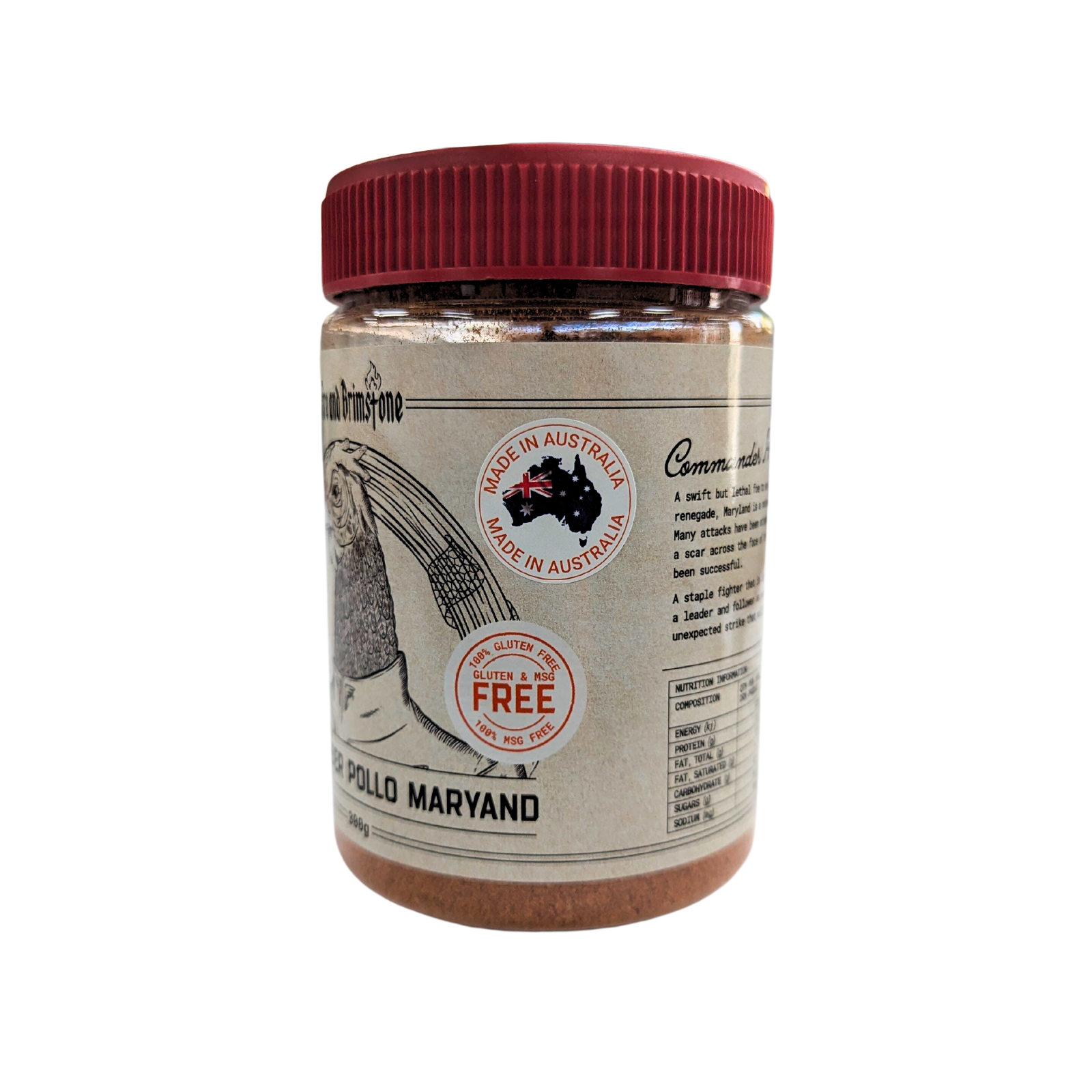 Fire and Brimstone Chicken Rub (Comander Pollo Maryand) 300g - PORK300