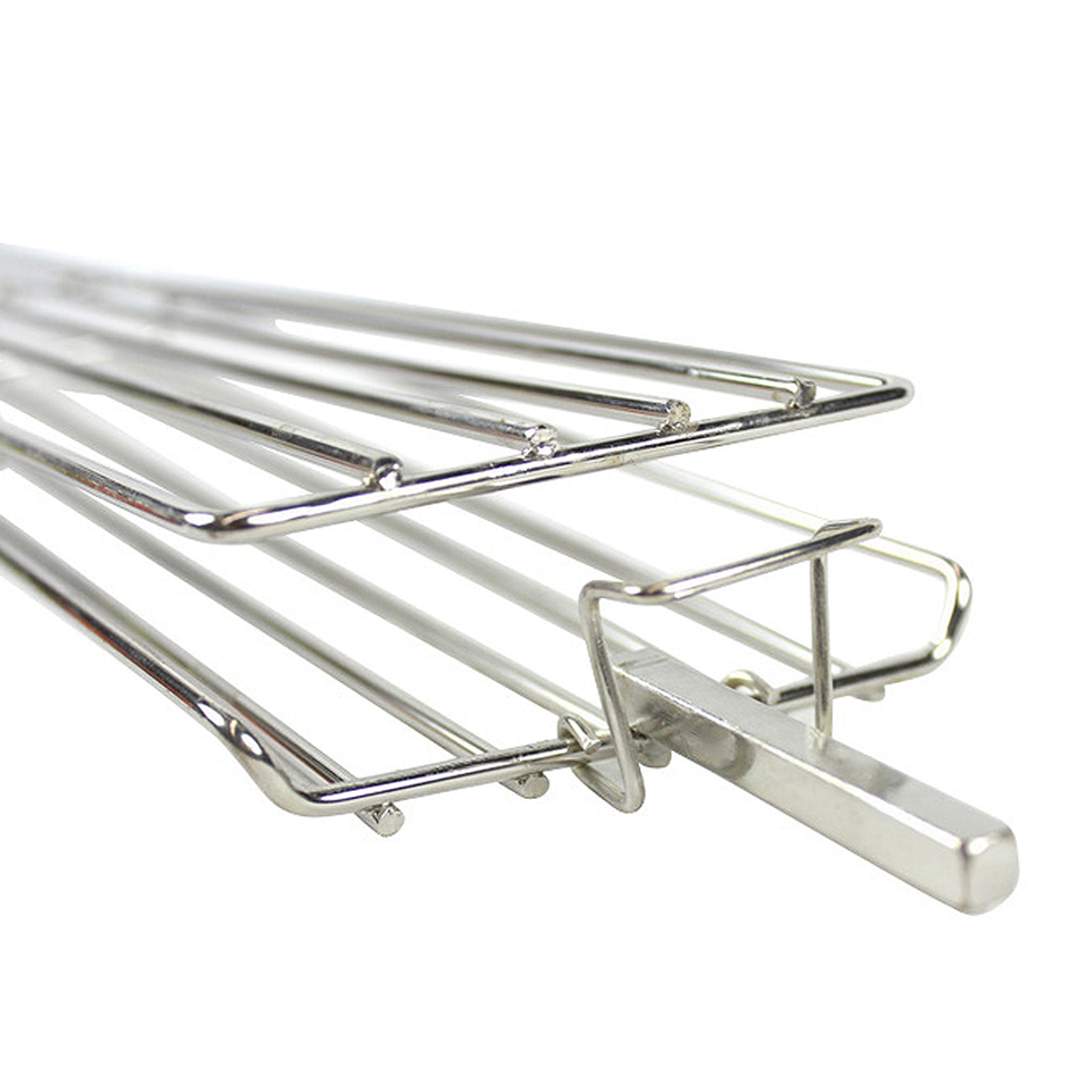 Cyprus Grill Stainless Rotating Cage - Black Handle- RG-1208