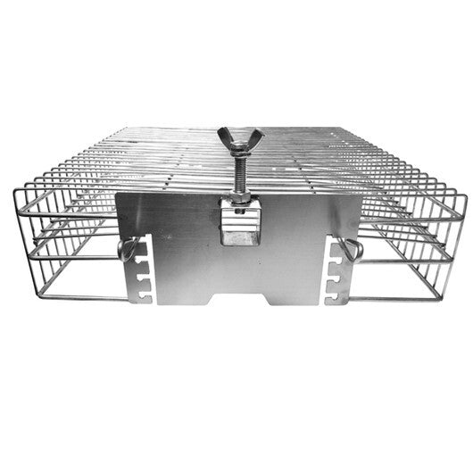 Outdoor Magic Stainless Steel Spit Grill Multi-Use Basket for Large Spit Rotisseries - SB4130SS