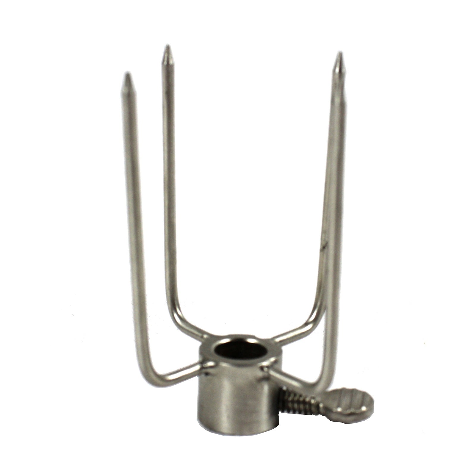 Mini Stainless Steel Round Small 4 Prong Fork Set (Pack of 2) From The BBQ Store - (Round 8mm)  - SSDC-0080