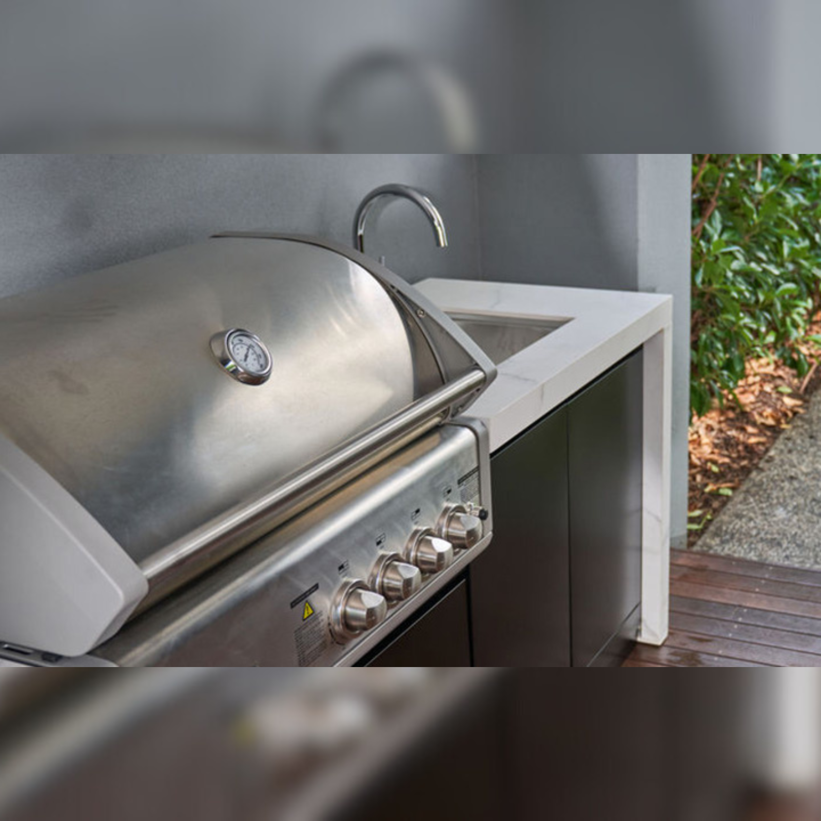 Crossray Premium 4B Gas BBQ Outdoor Kitchen w/ sink - TC4KP-12