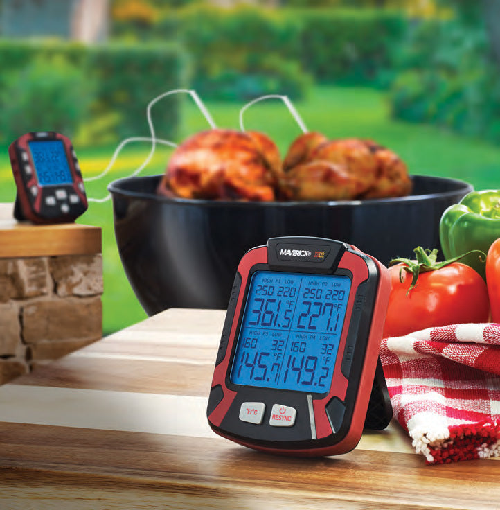 Maverick Remote BBQ Thermometer W / 4 Probes - XR-50