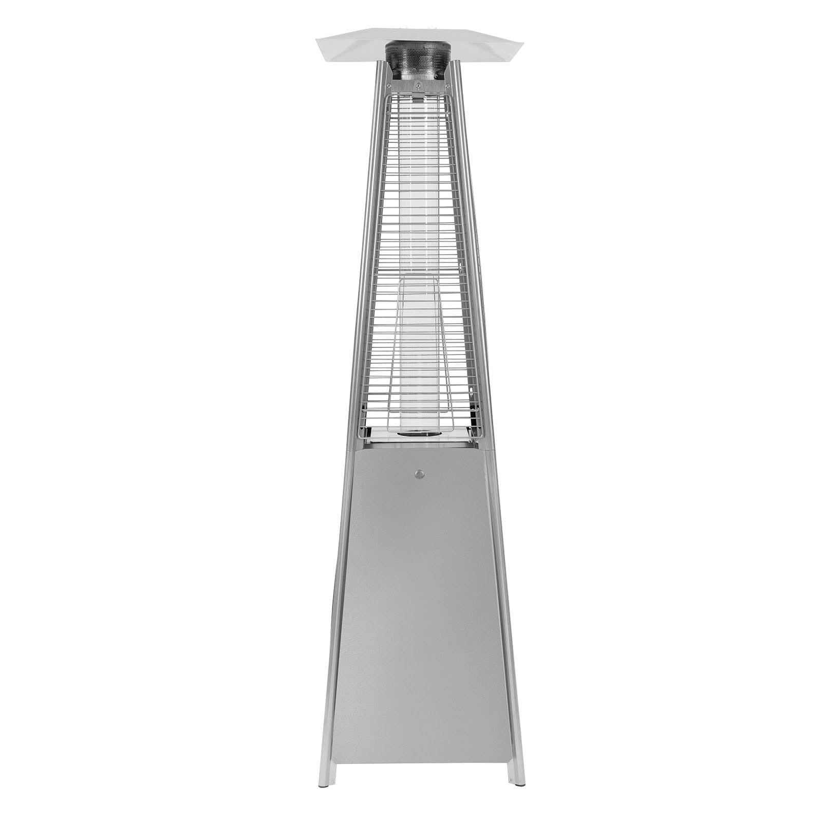 Gasmate - Deluxe Stainless Steel Pyramid Flame Heater