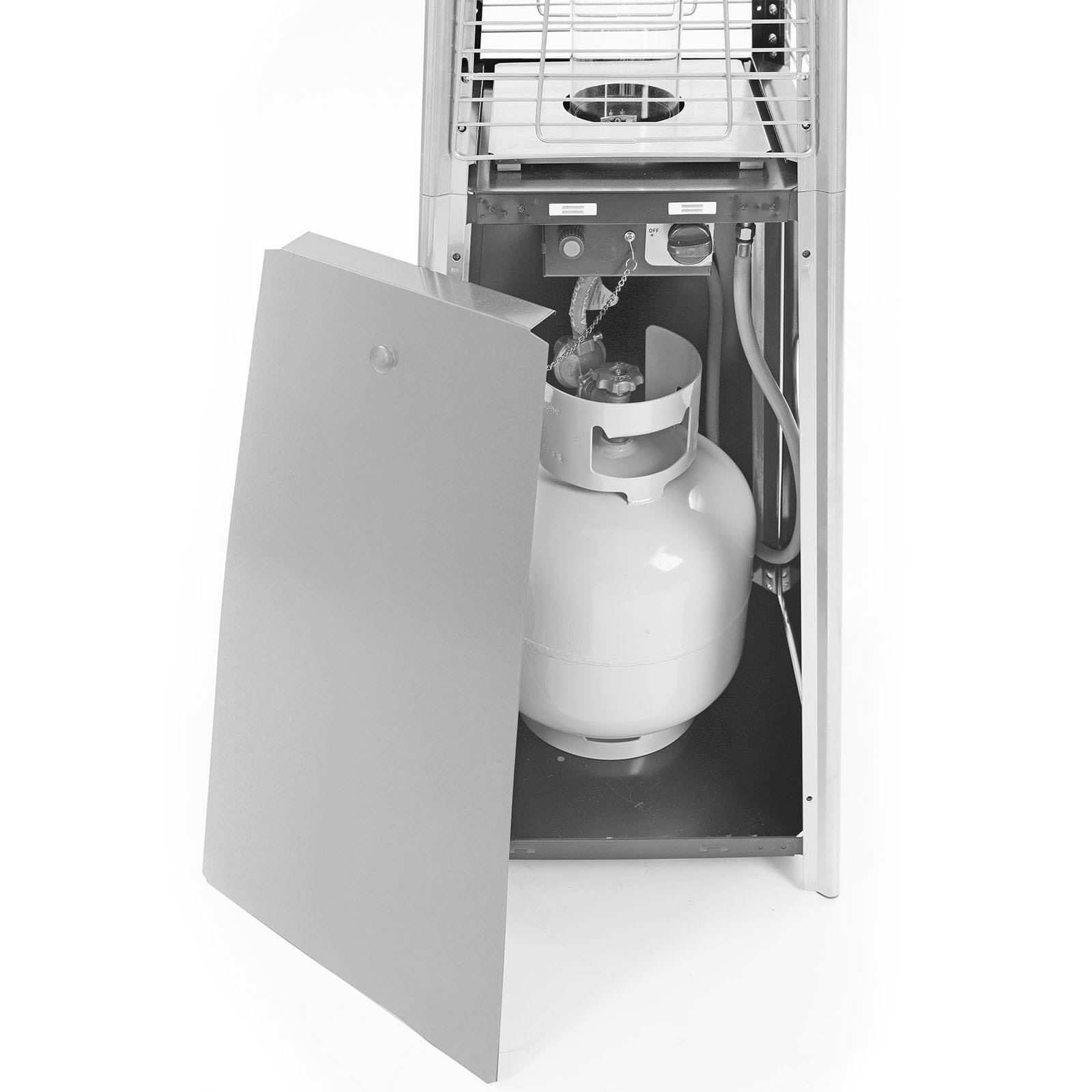 Gasmate - Deluxe Stainless Steel Pyramid Flame Heater